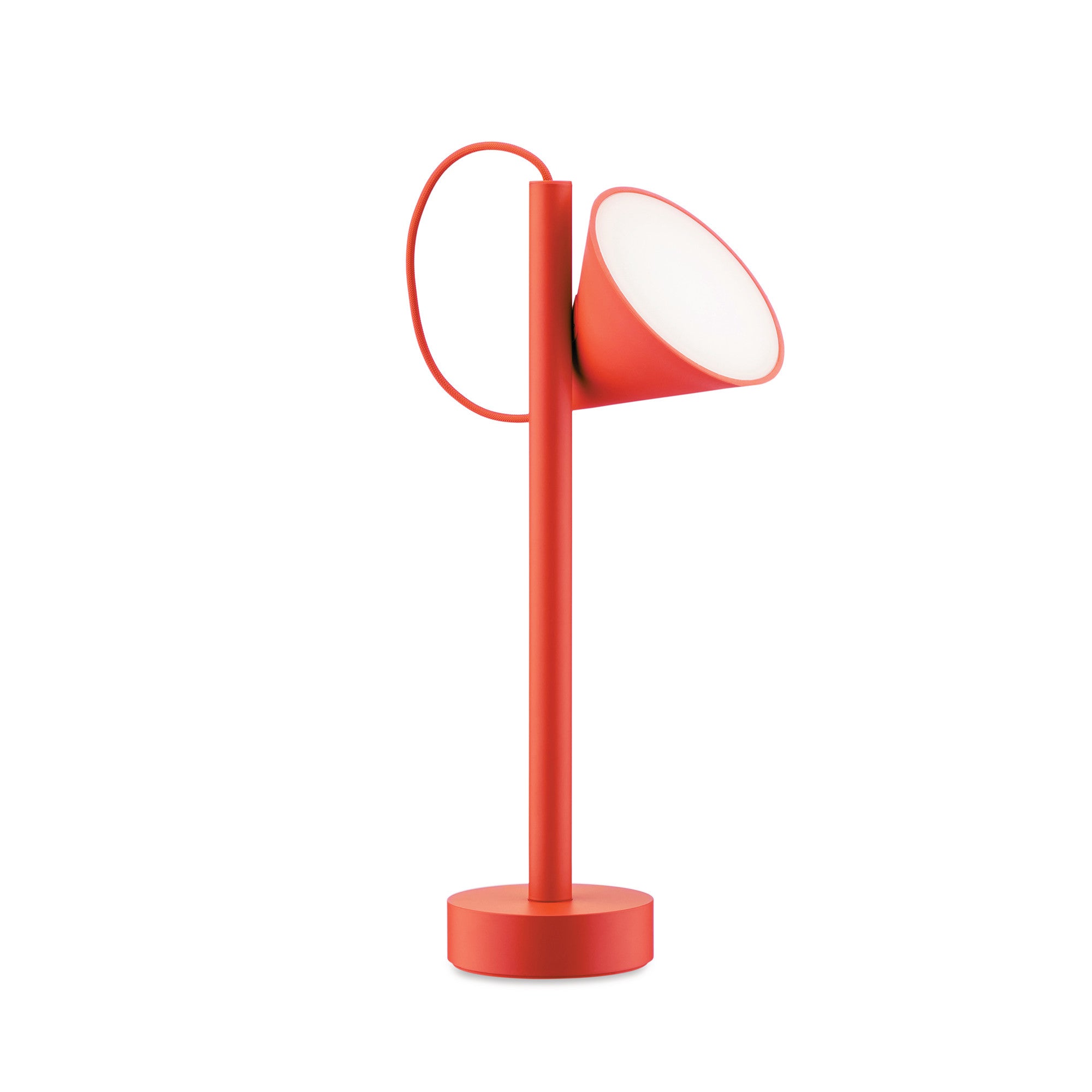Orangefarbene Tsumik tragbare Lampe
