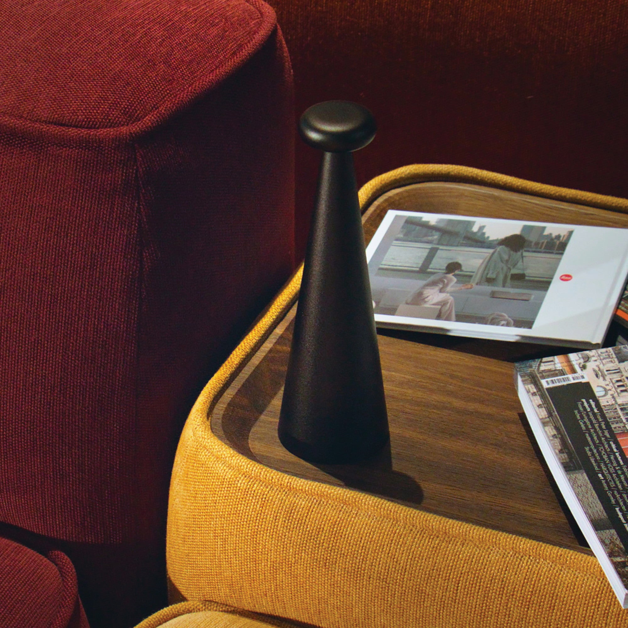 Portable LED Lamp BEDIN brown