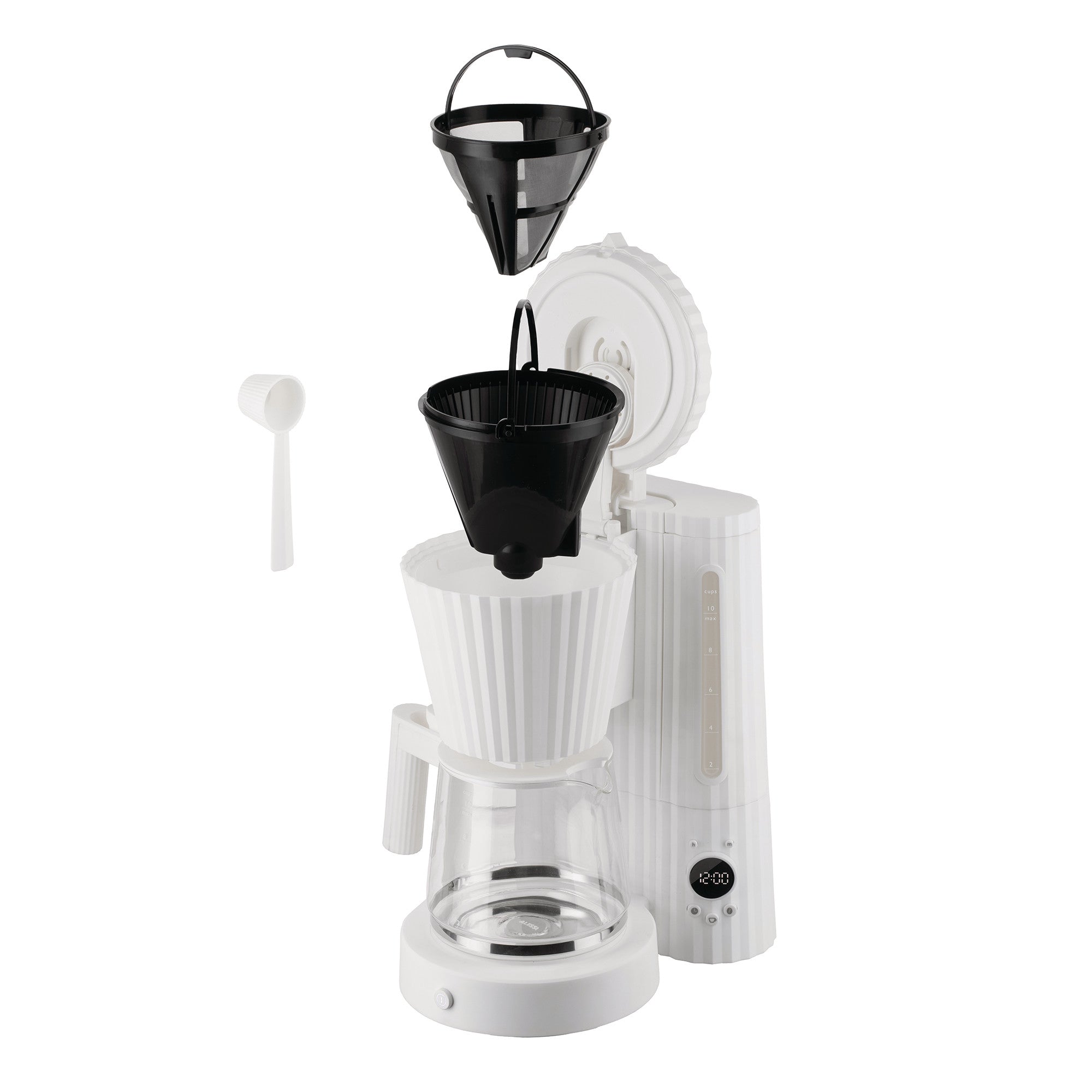 Plissé white flow machine