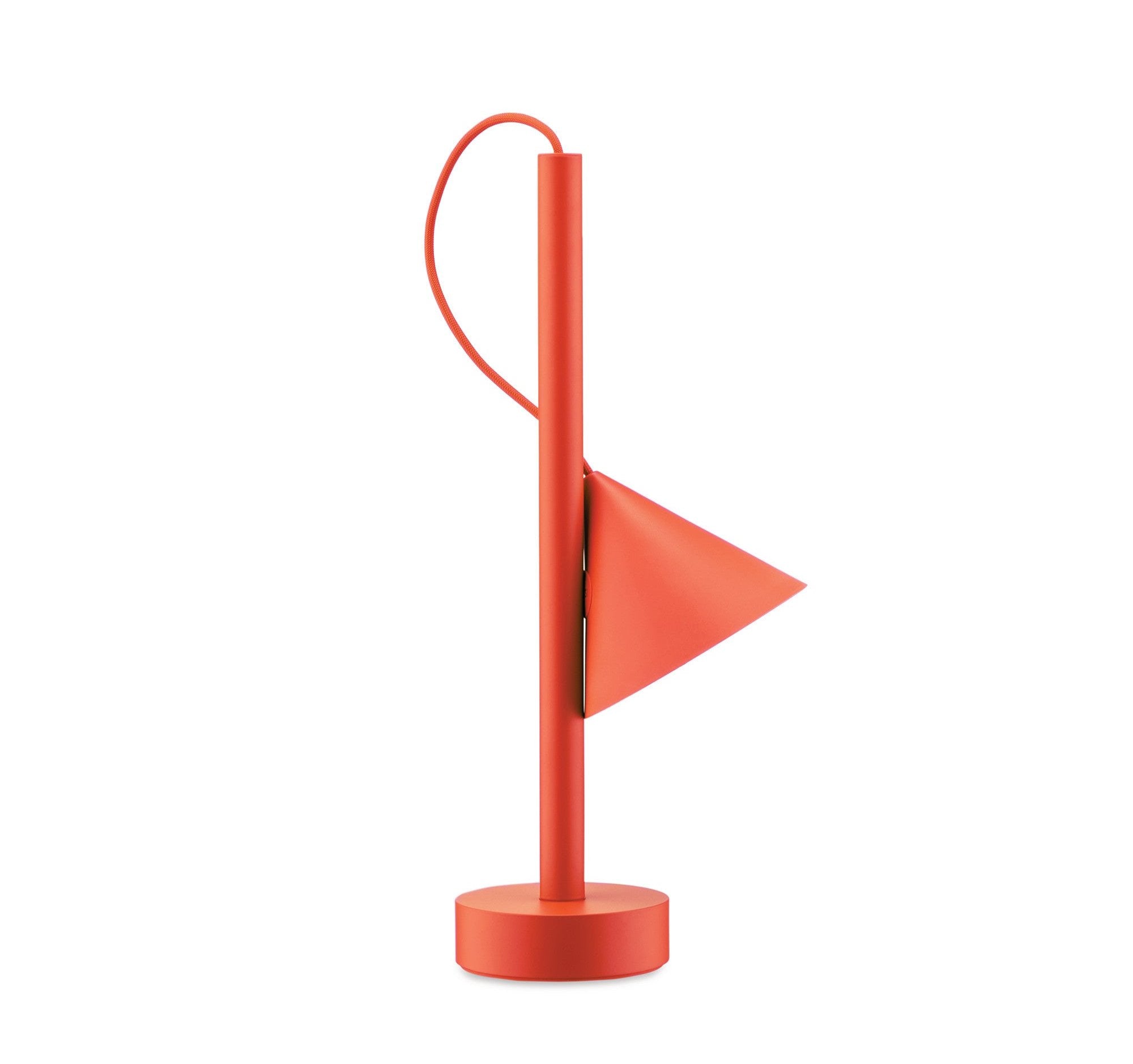 Orangefarbene Tsumik tragbare Lampe