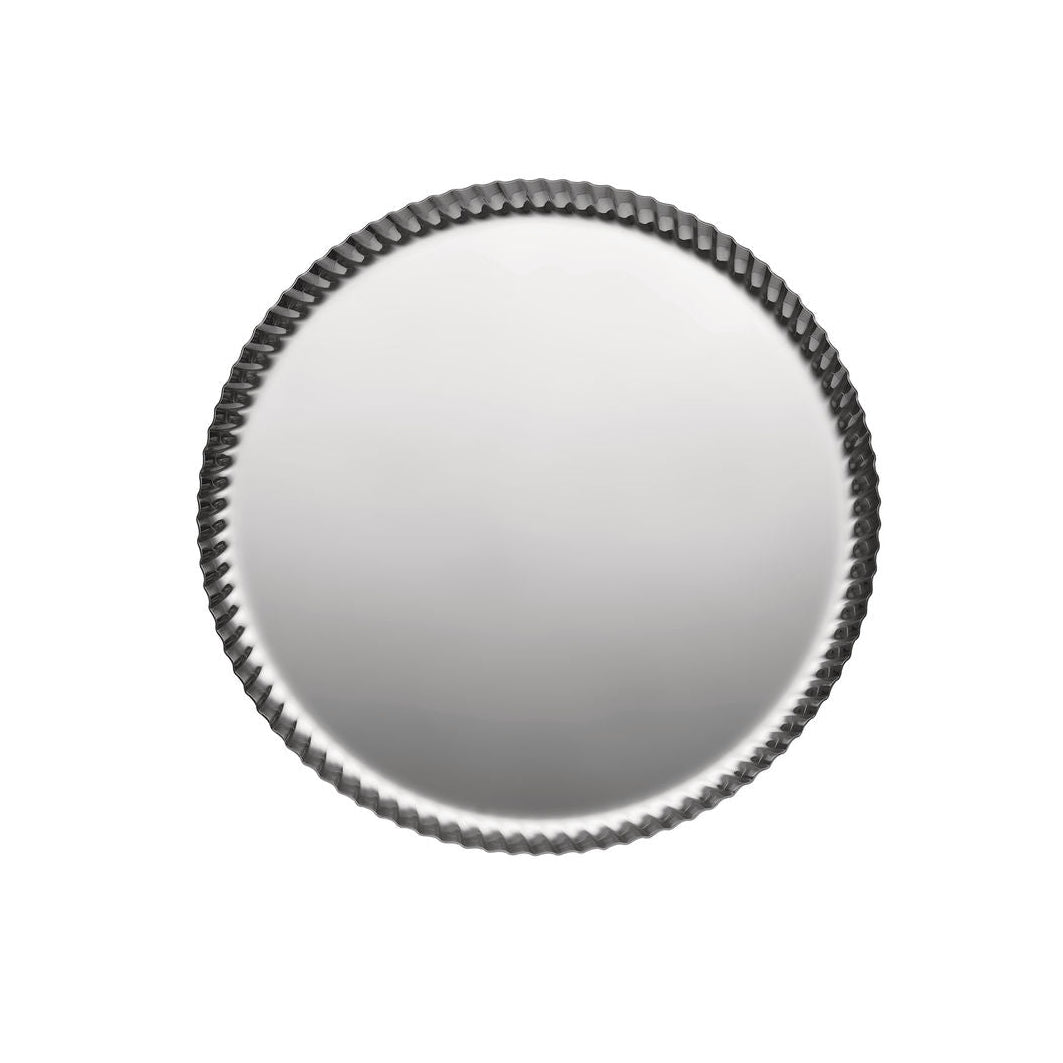 Round PLEATS Tray Stainless Steel