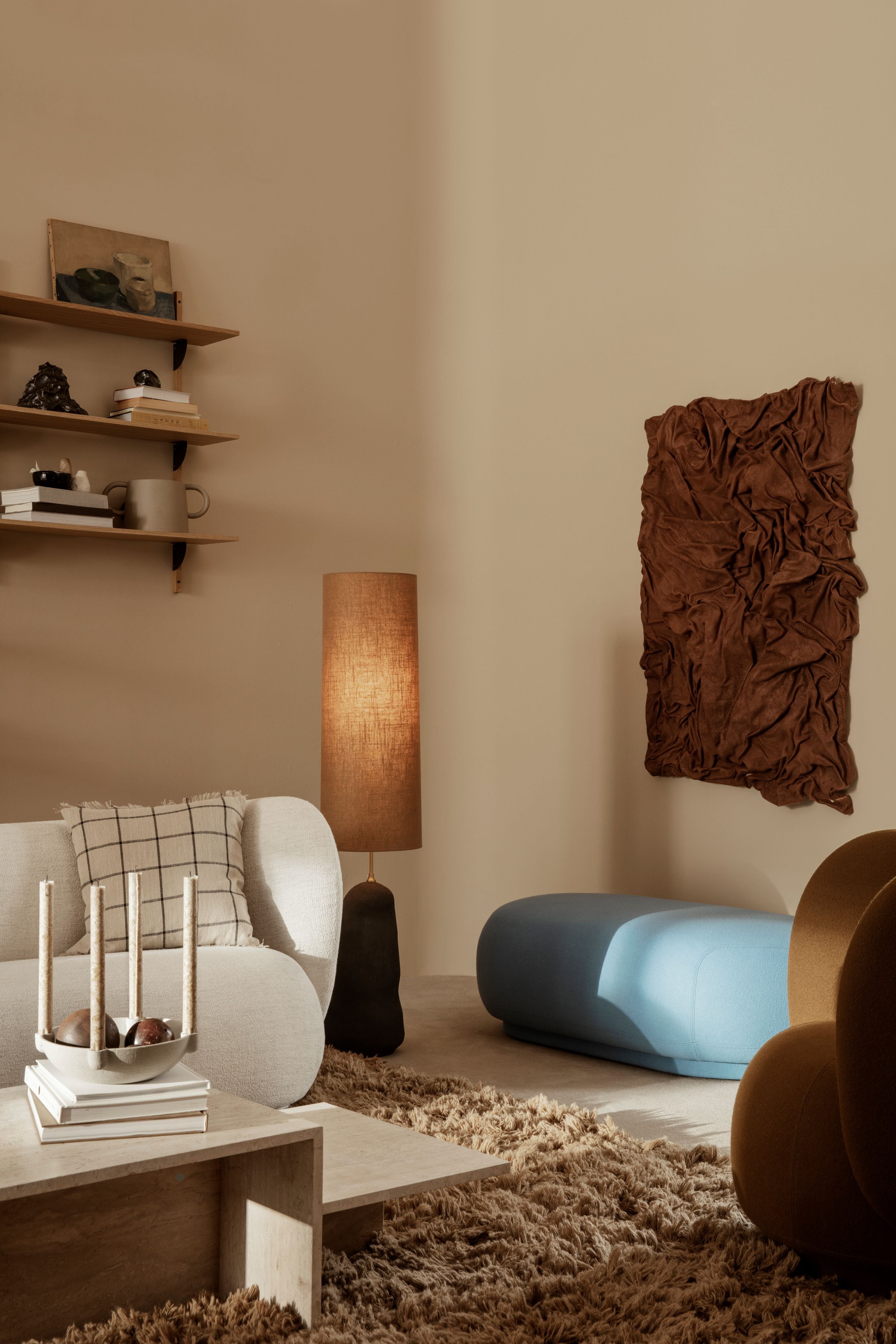 HEBE dark gray floor lamp base