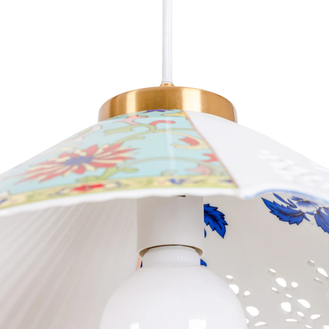 Pendant Lamp HYBRID VERPIRA white porcelain