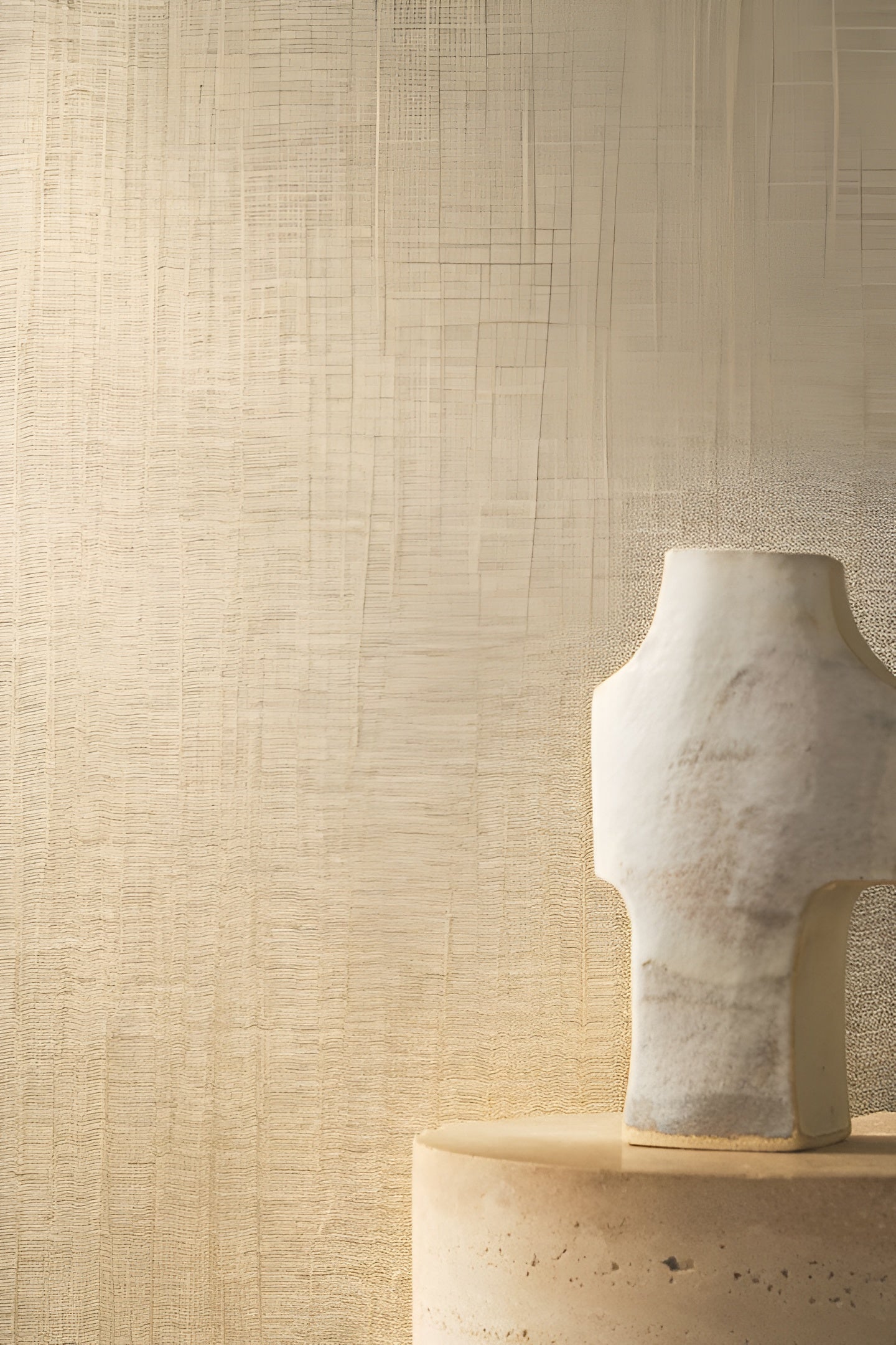 Metallic Textured Wallpaper RADIEUSE - ANTHRACITE COPPER anthracite with copper