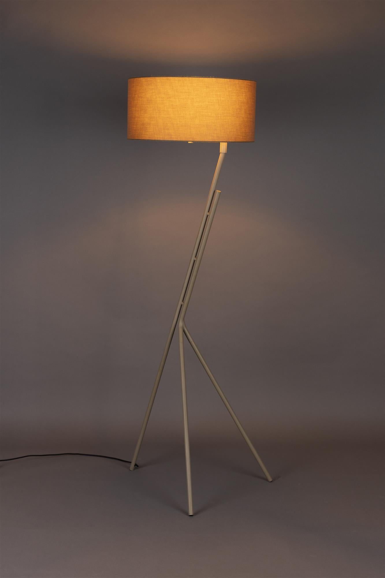MURPHY beige tripod floor lamp