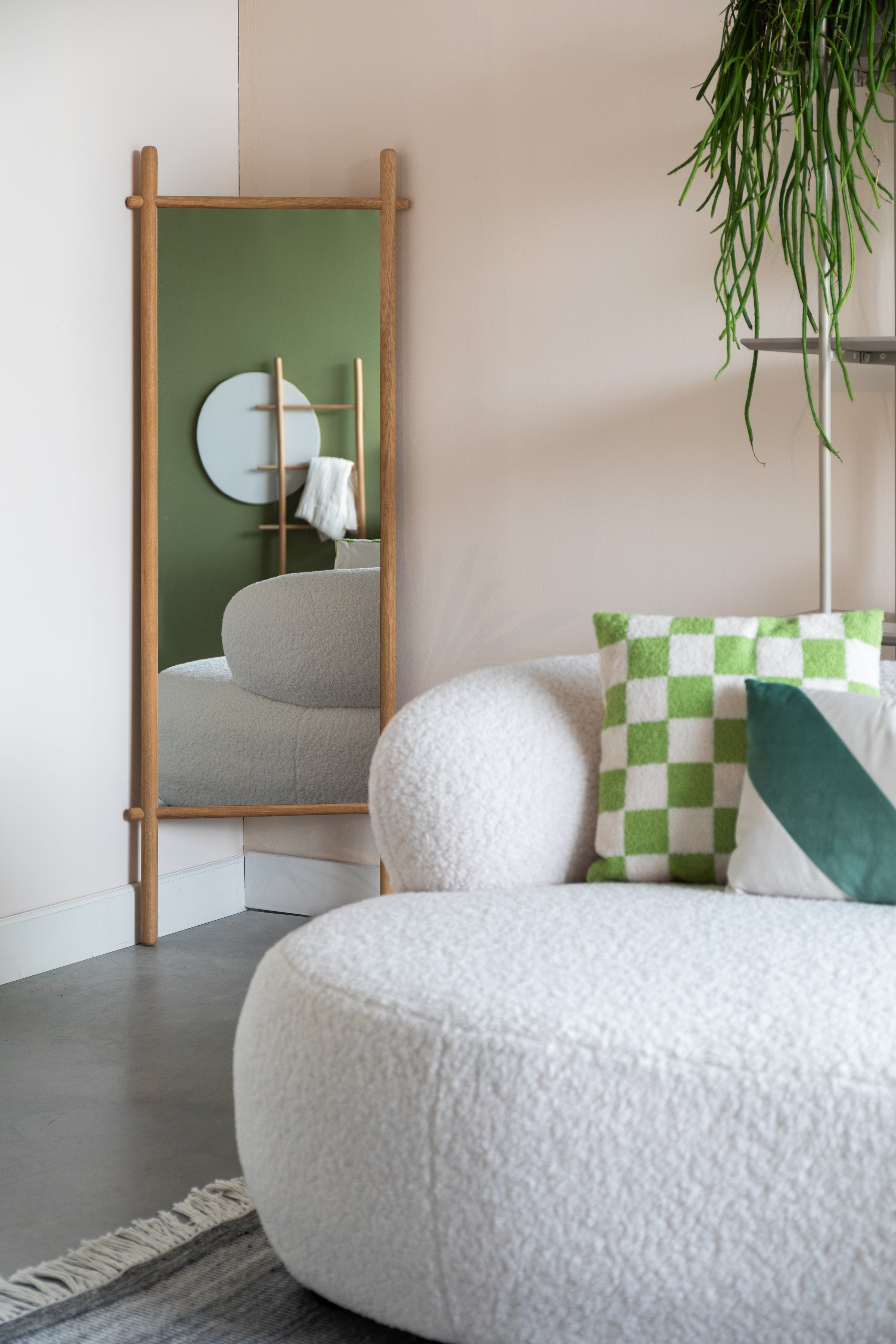 Lustro SOLENE mit Holzrahmen