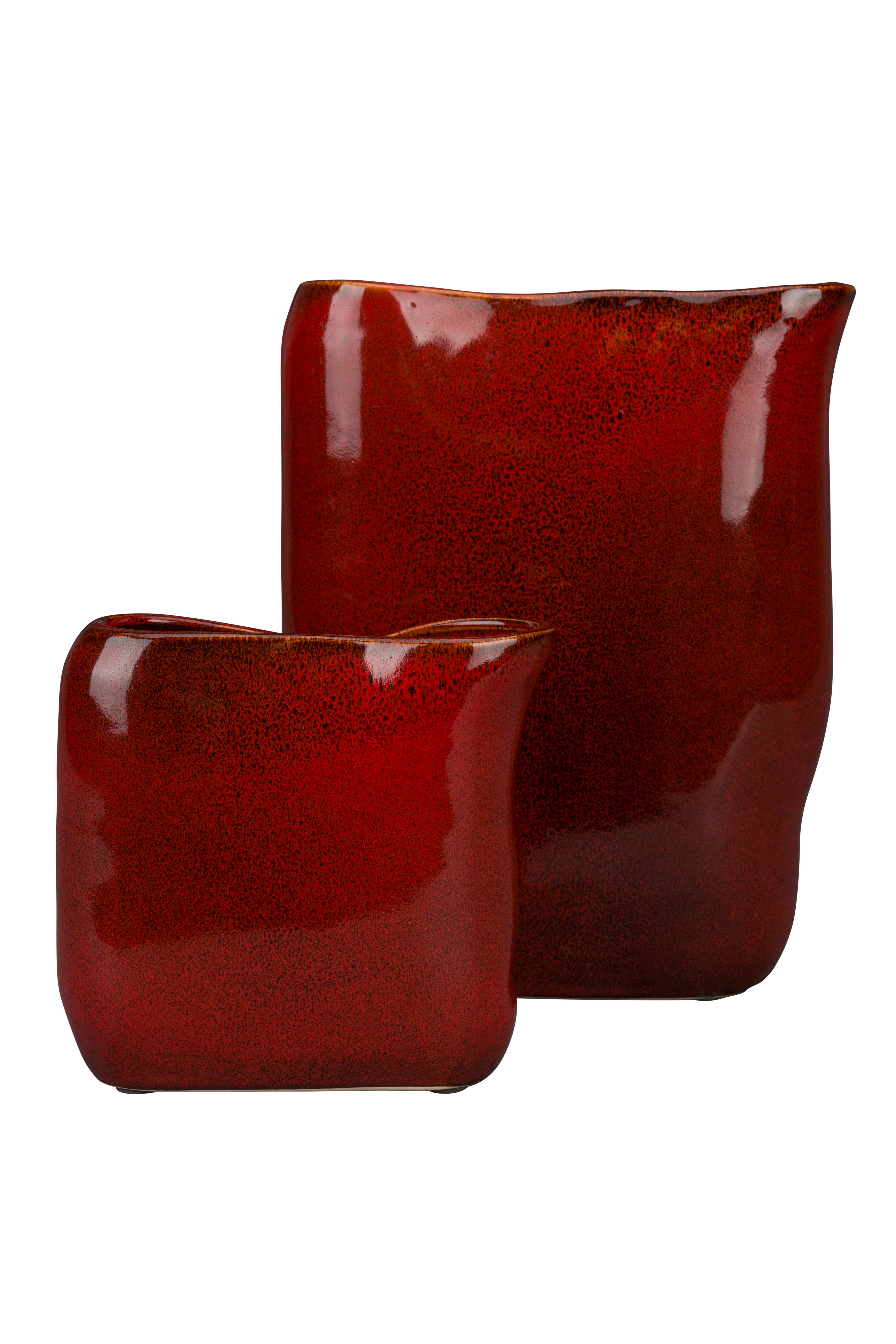 EDNA vase red