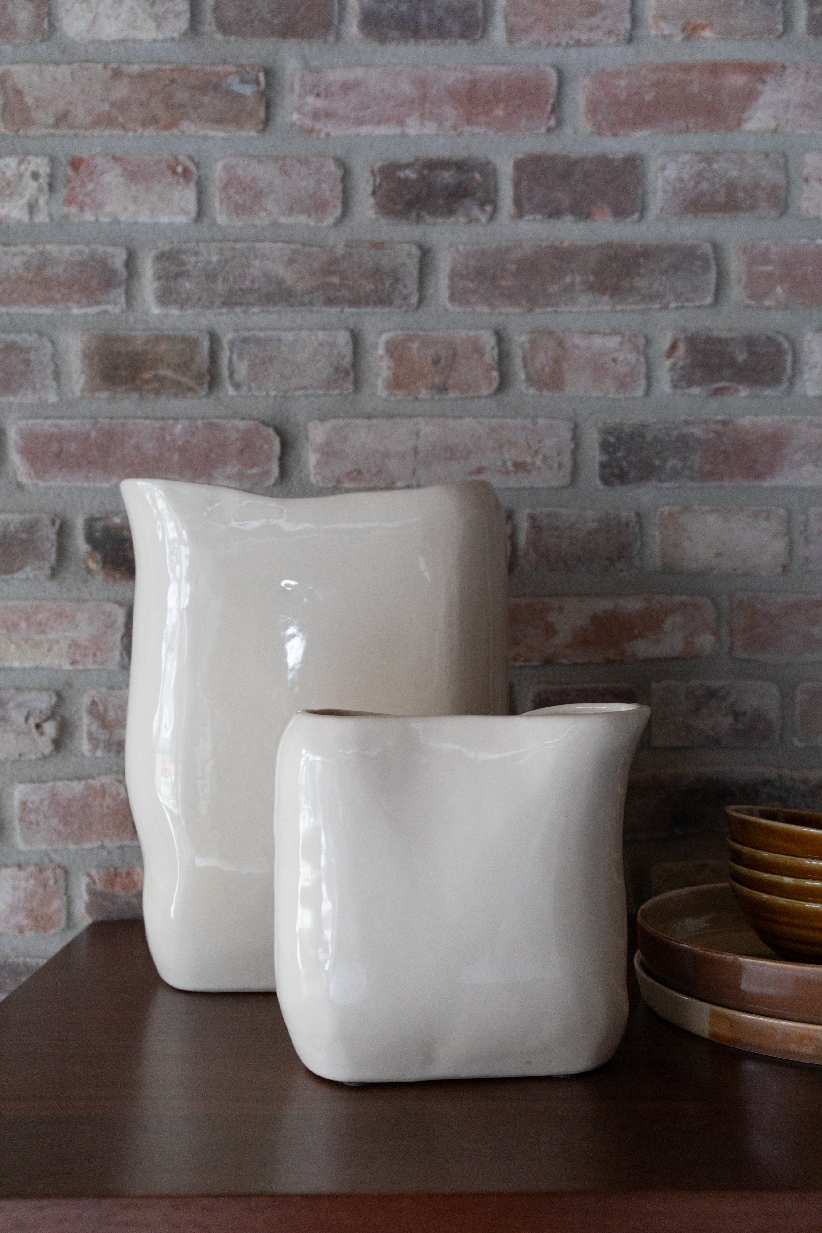EDNA beige vase