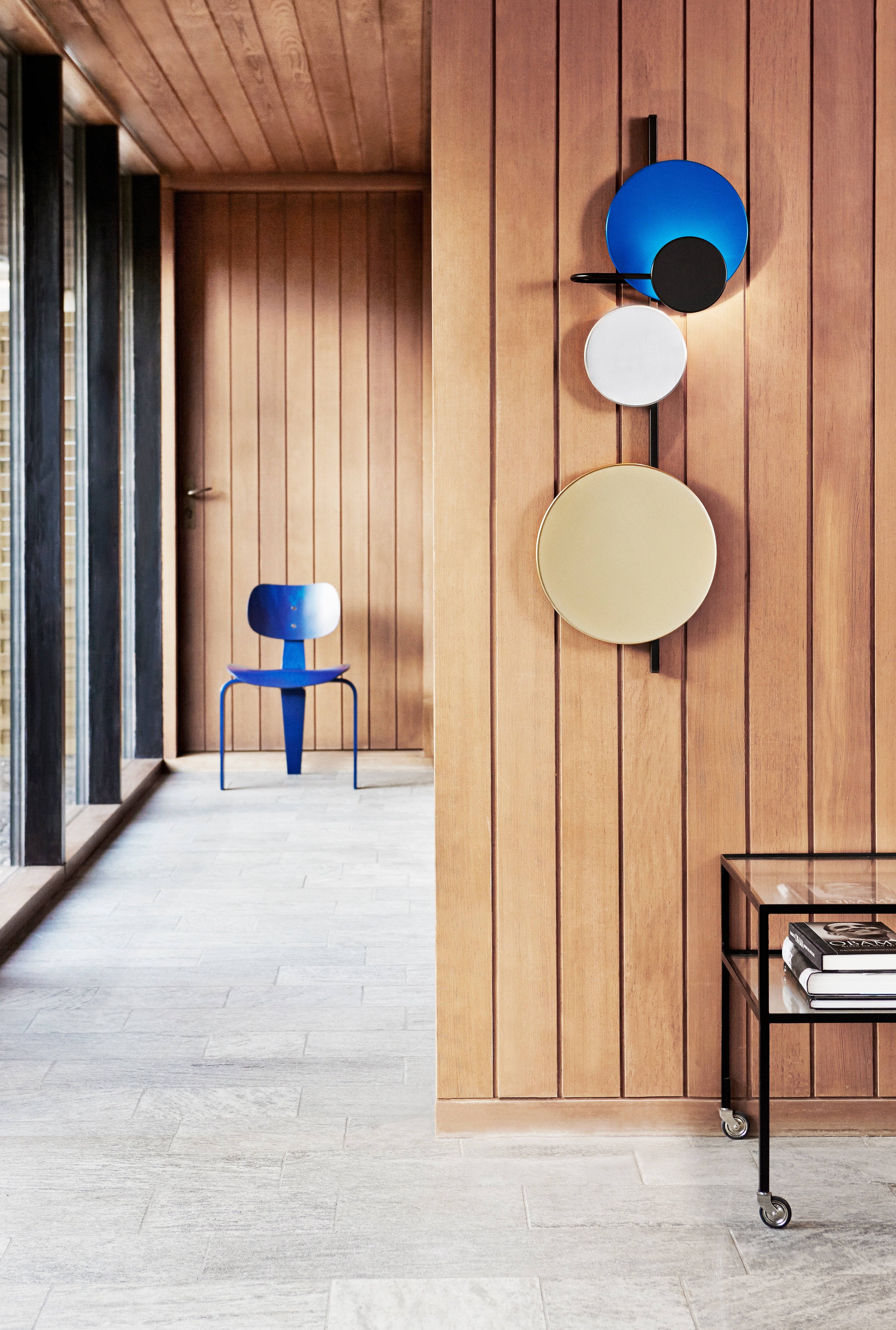 Wandleuchte PLANET blau