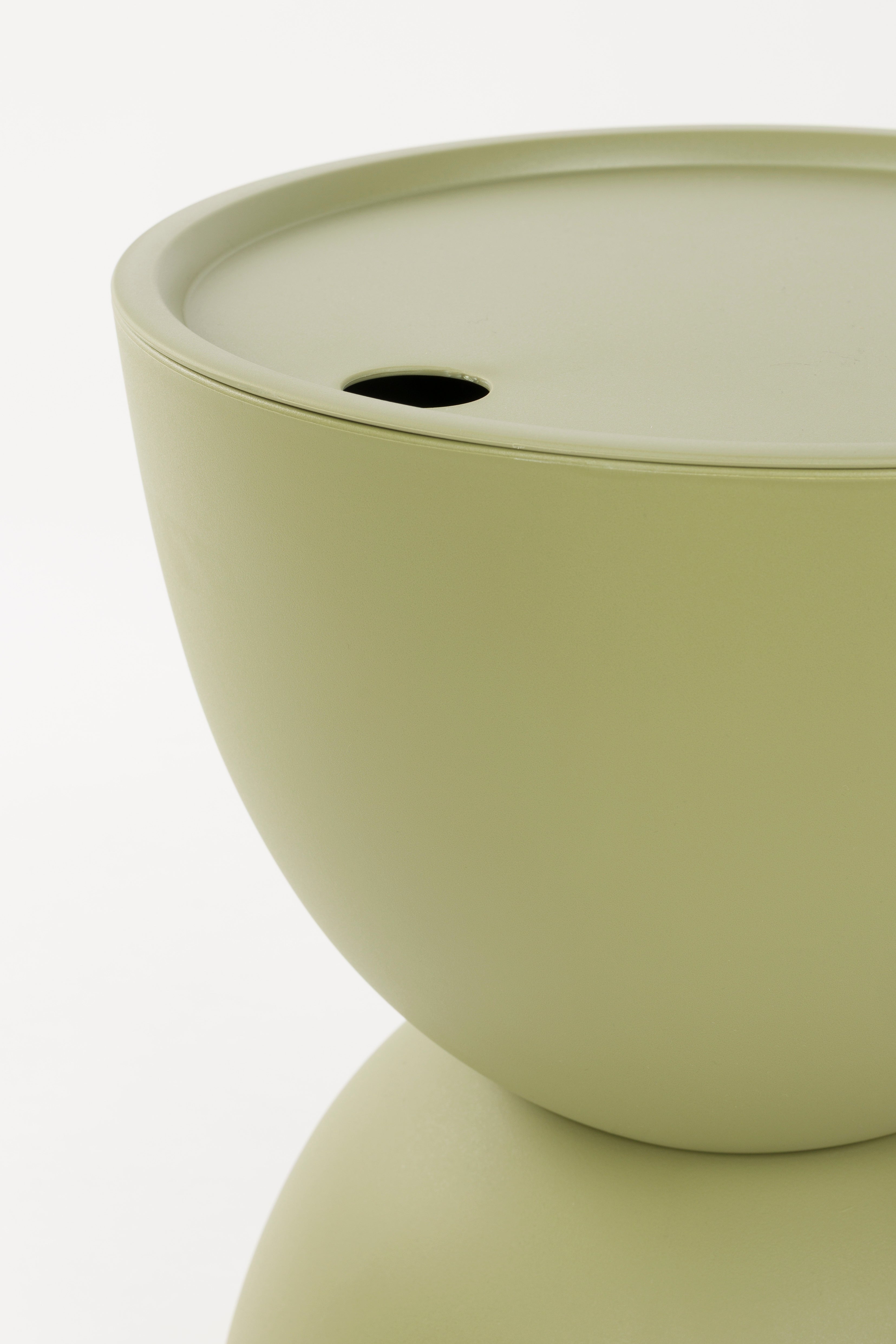 MARA Green Garden Table with Storage