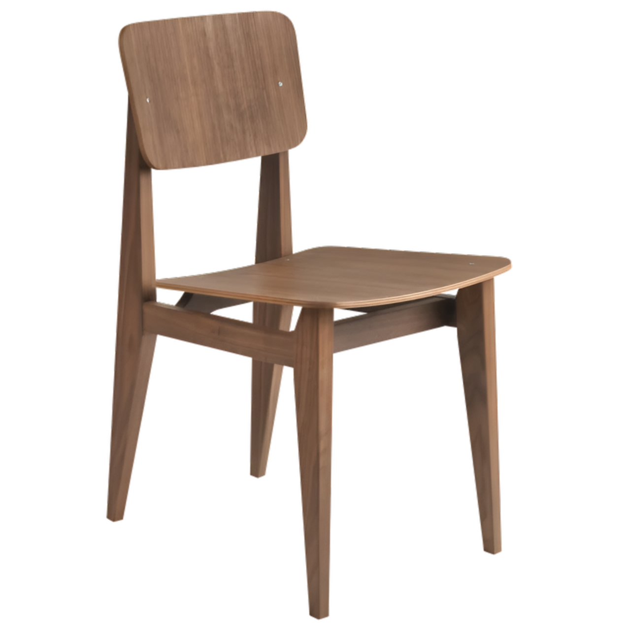 C-CHAIR Stuhl aus Walnussholz