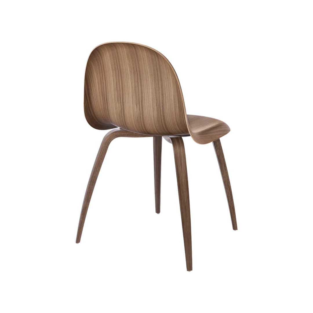 Stuhl GUBI 3D Nussbaum