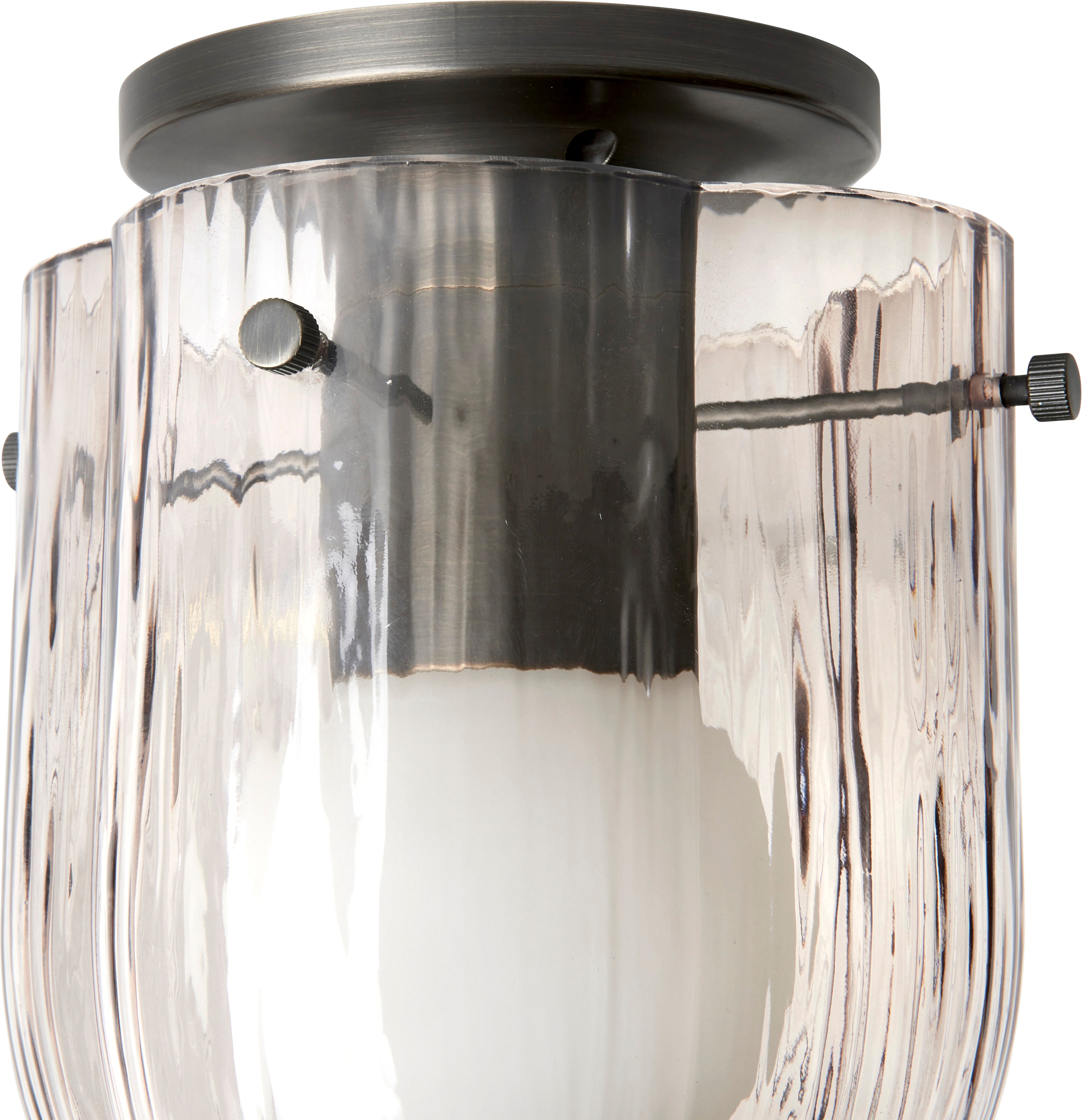 Deckenlampe SEINE rauchiges Glas