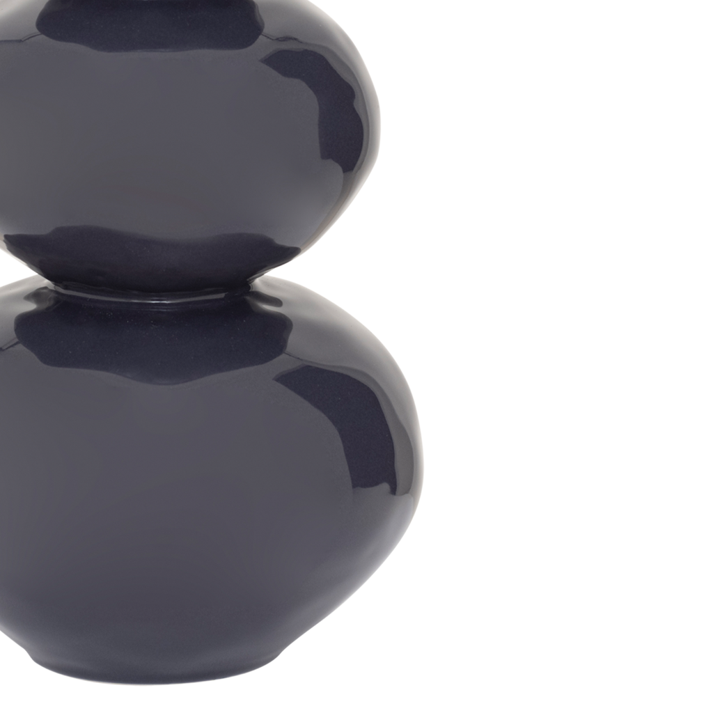 EMILY vase dark blue ceramic