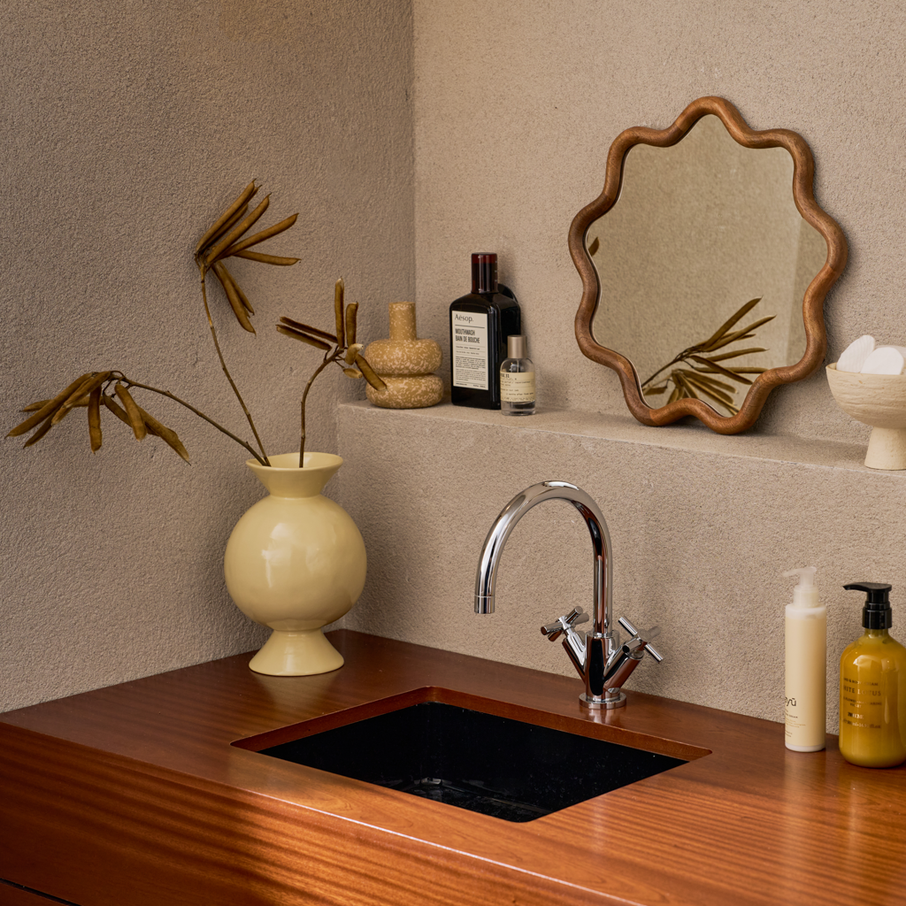 ZODY Candle Holder Beige Ceramic