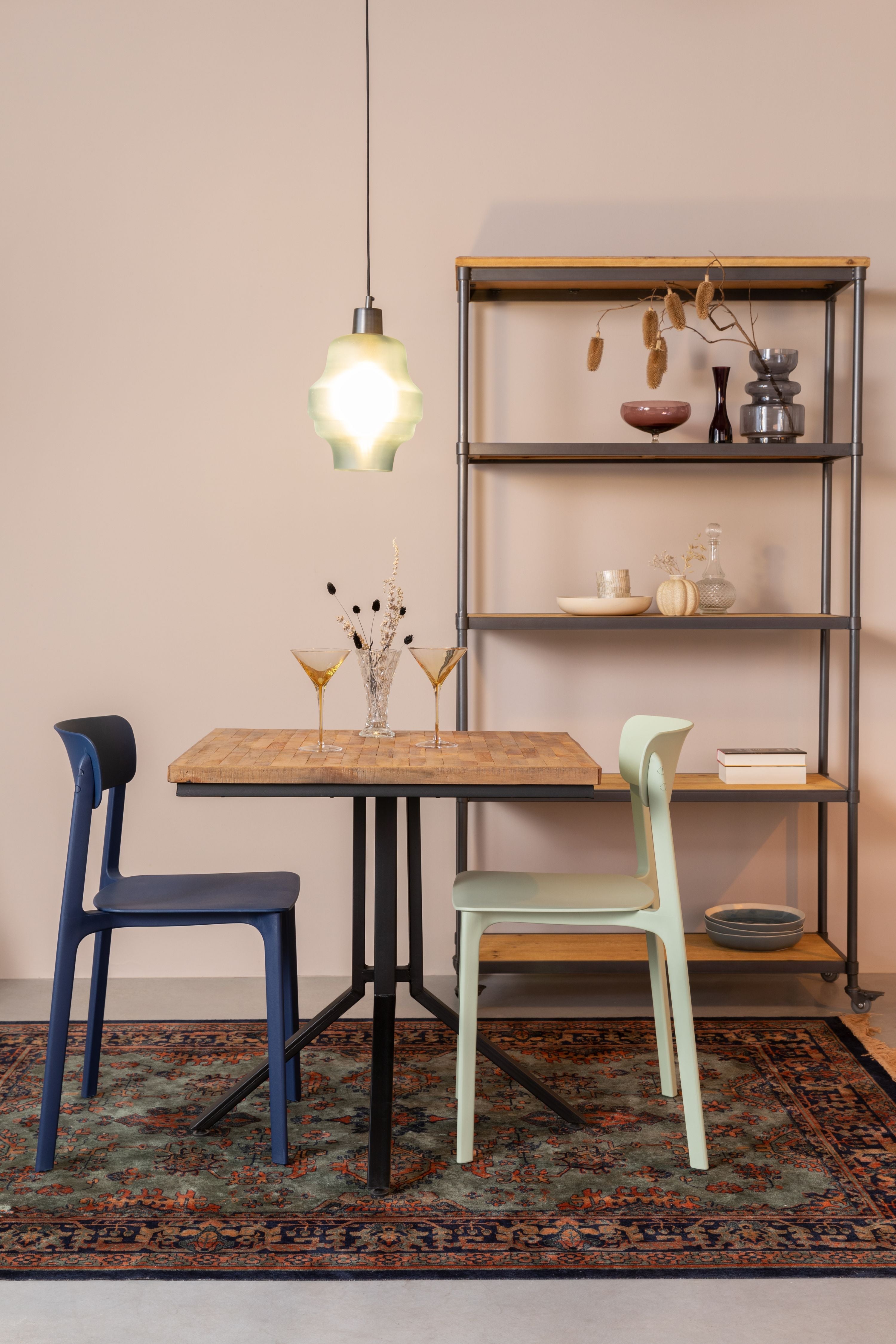 CLIVE chair dark blue