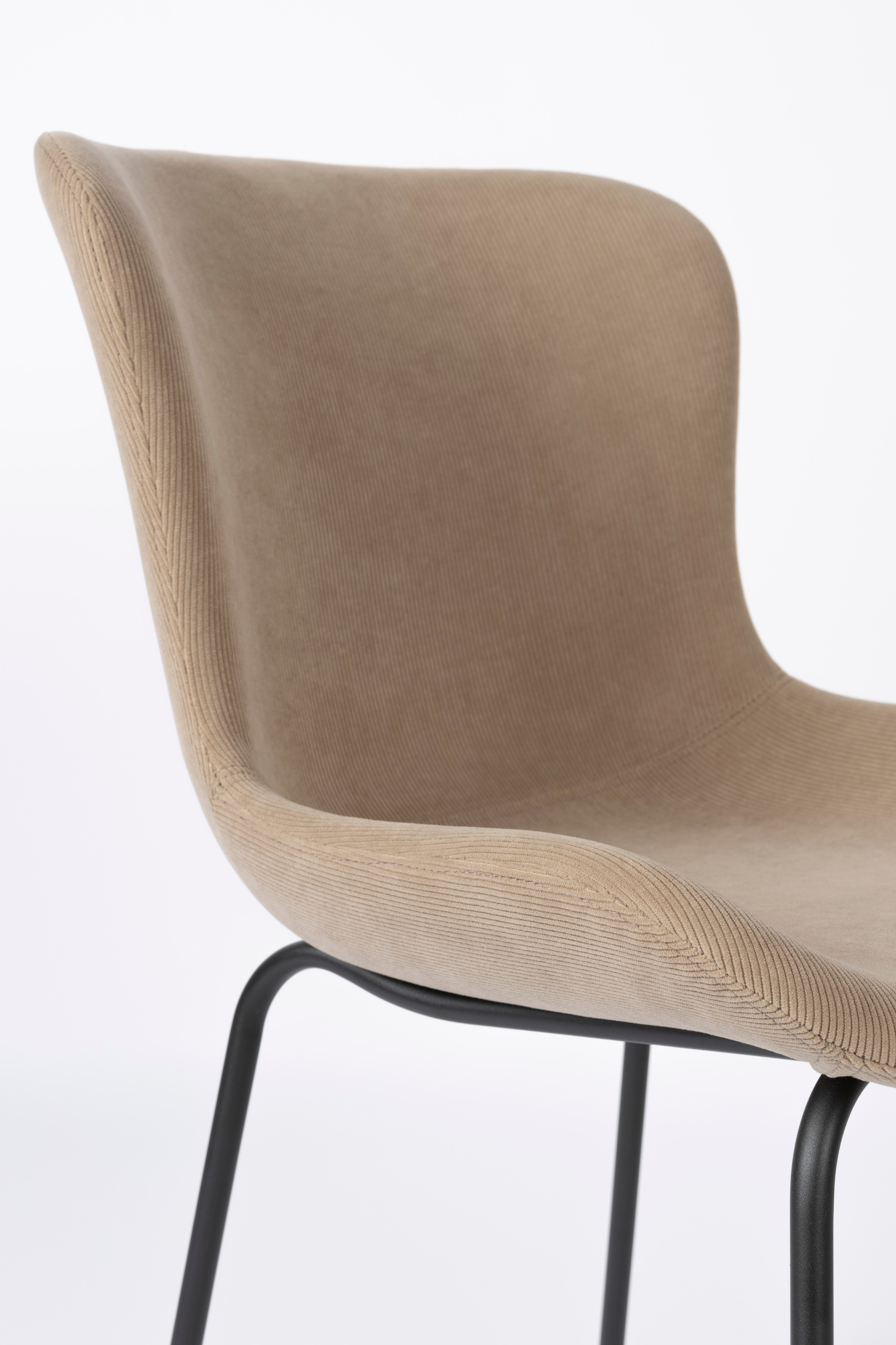 Junzo Rib Beige Stuhl