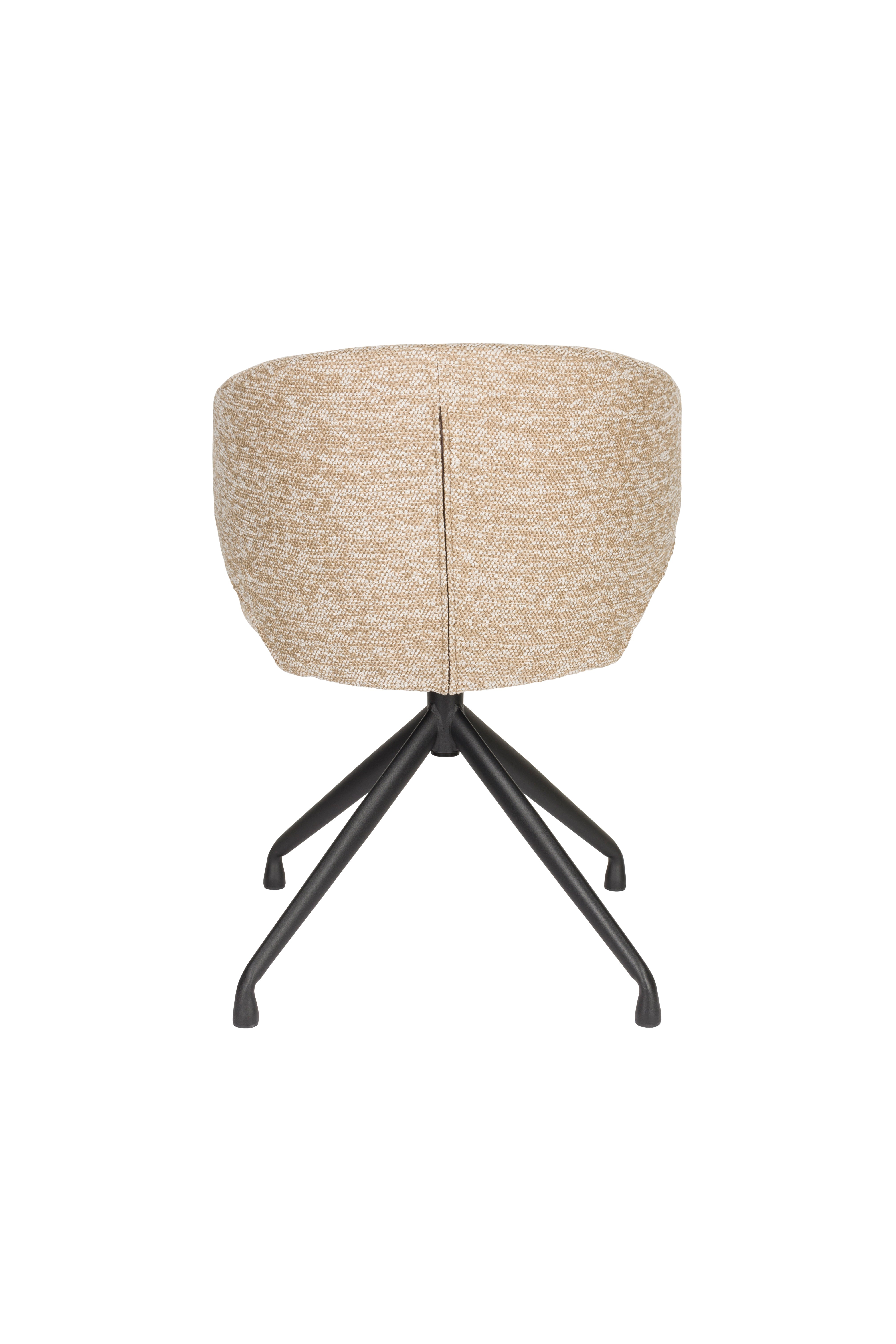 BALADO swivel chair brown with black base