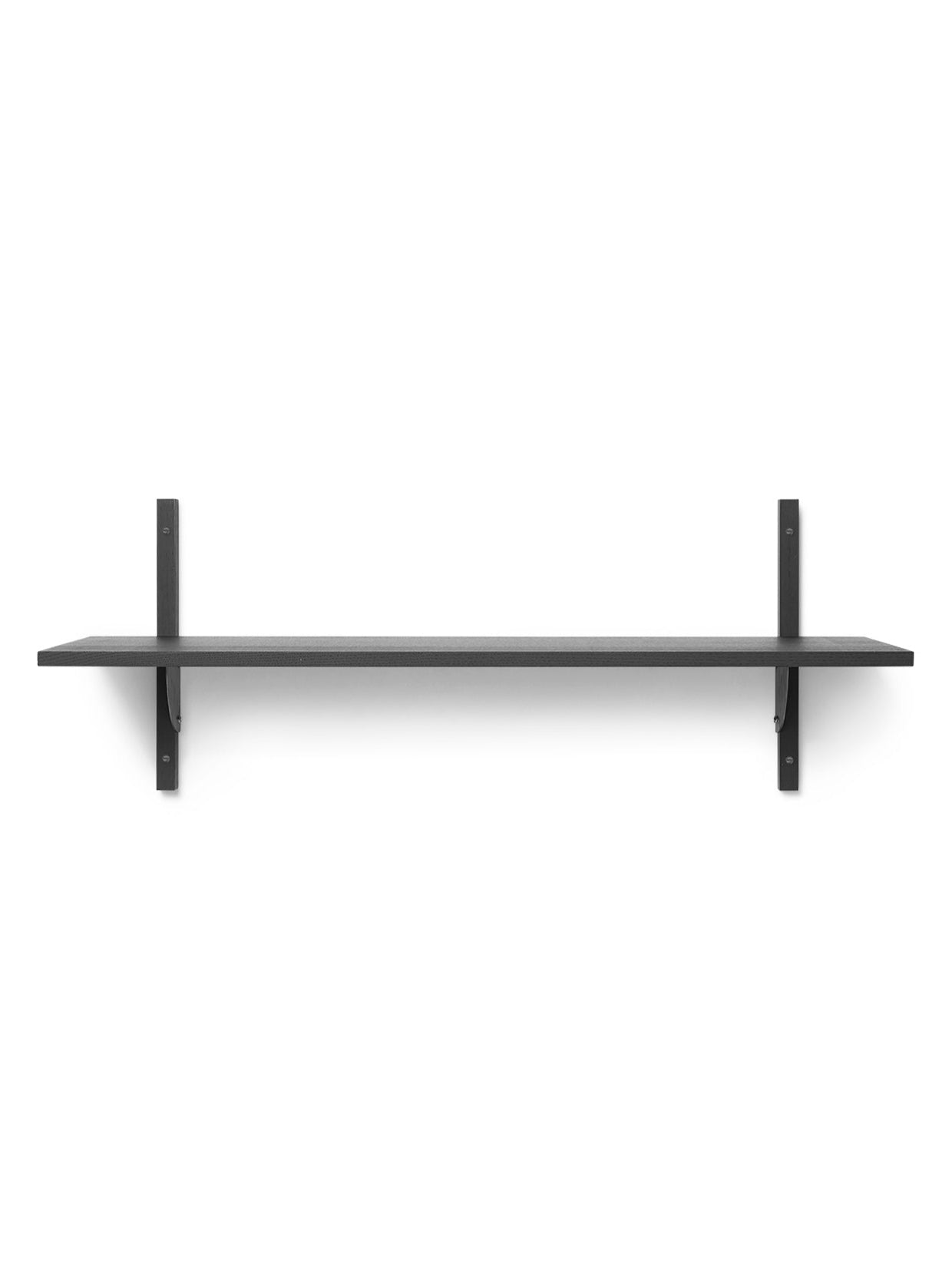 SECTOR WIDE shelf black ash veneer