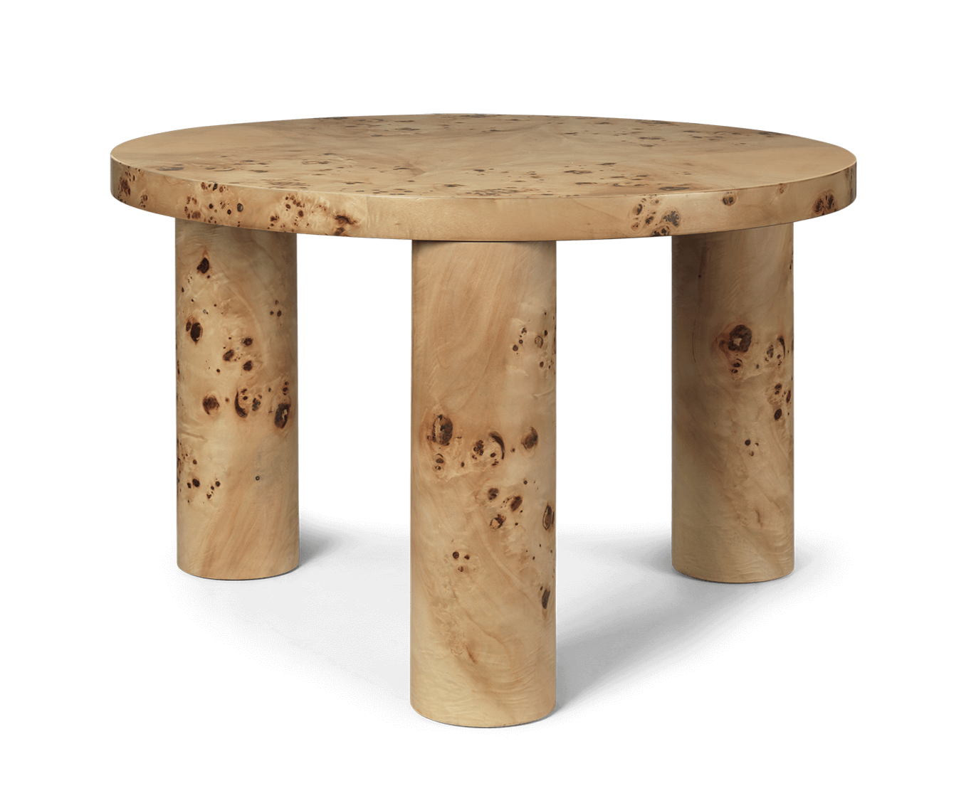 POST side table with poplar veneer top
