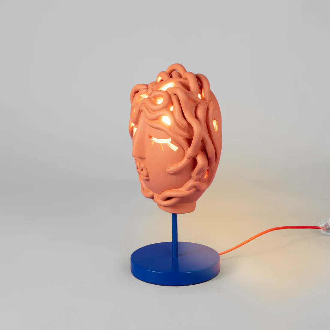 Magna Graecia table lamp - Medusa terracotta