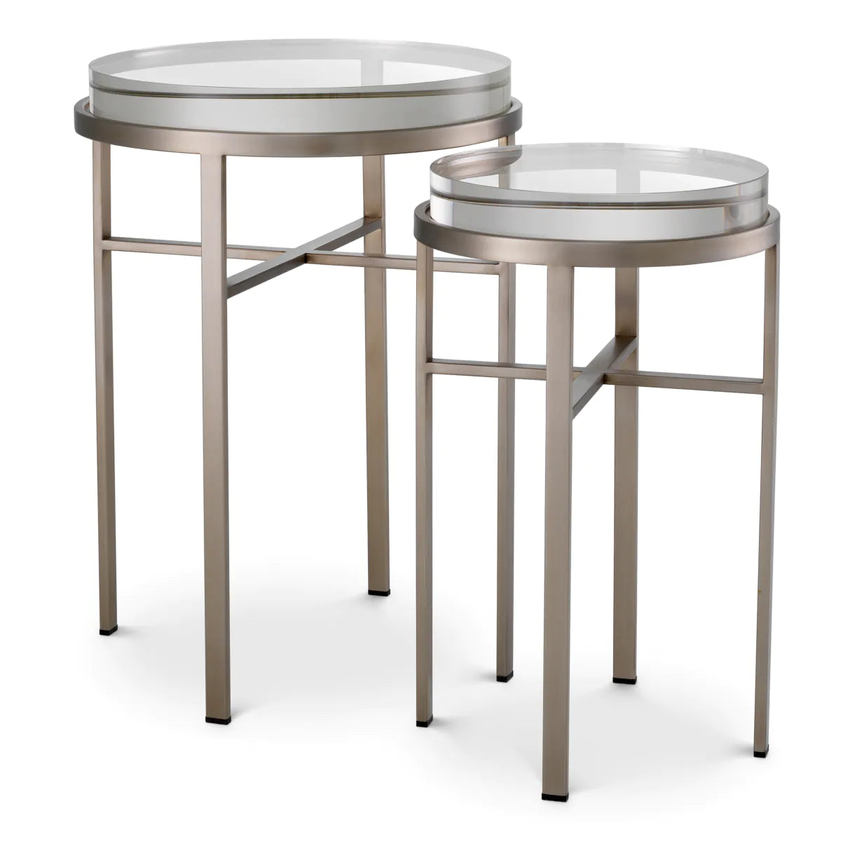 Stieftisch -Set Hoxton Steel