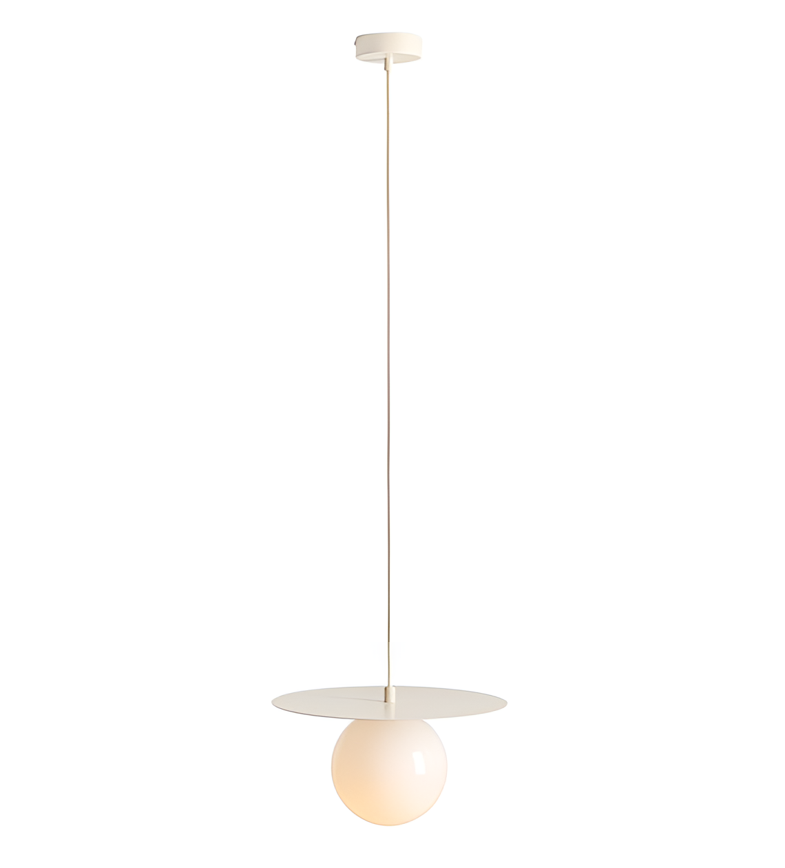 LOOP cremefarbene Pendelleuchte