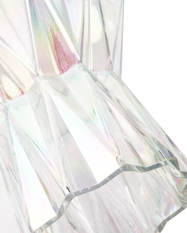 FOLDS GLASS Vase transparent