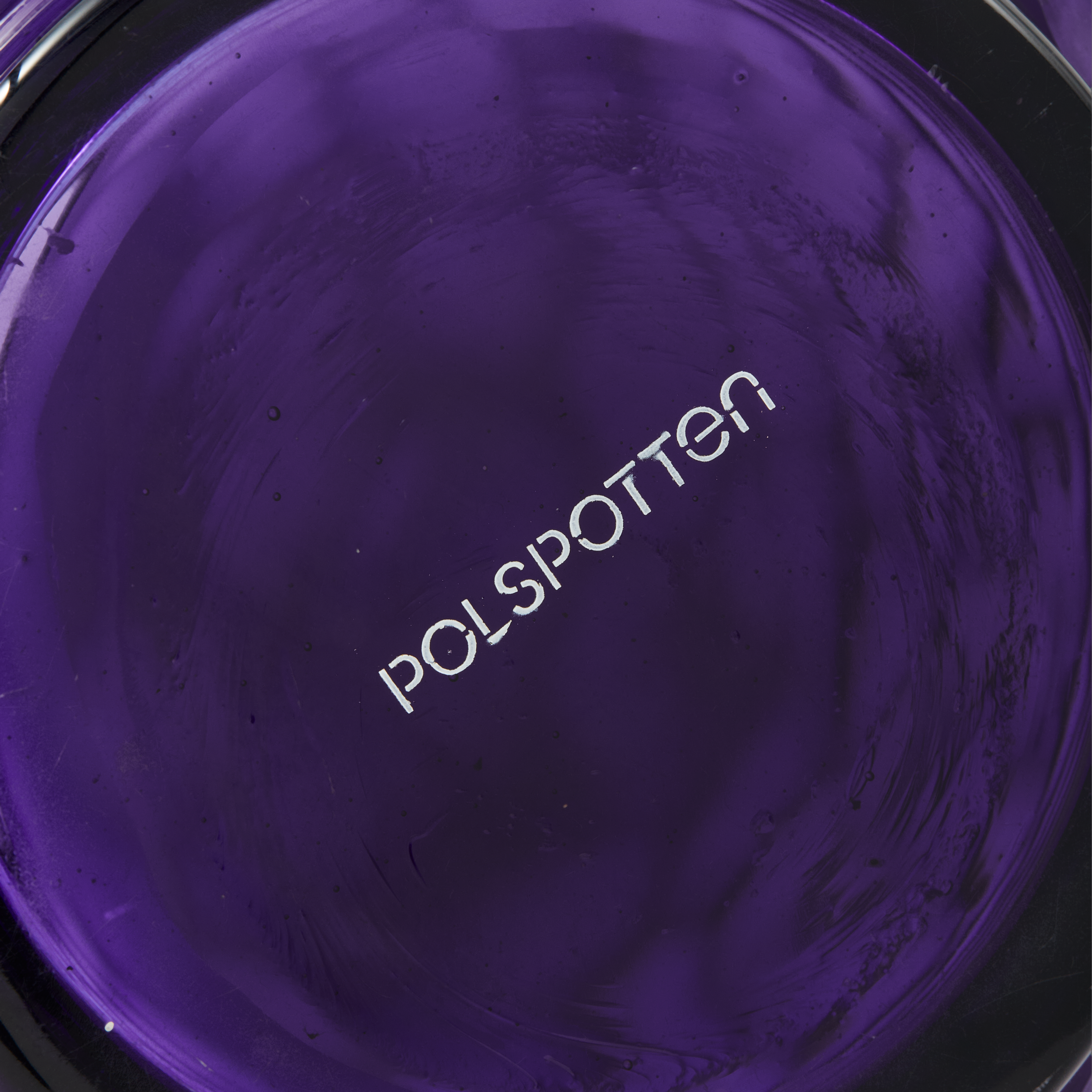 Dark Purple HONEYCOMB Glass Vase