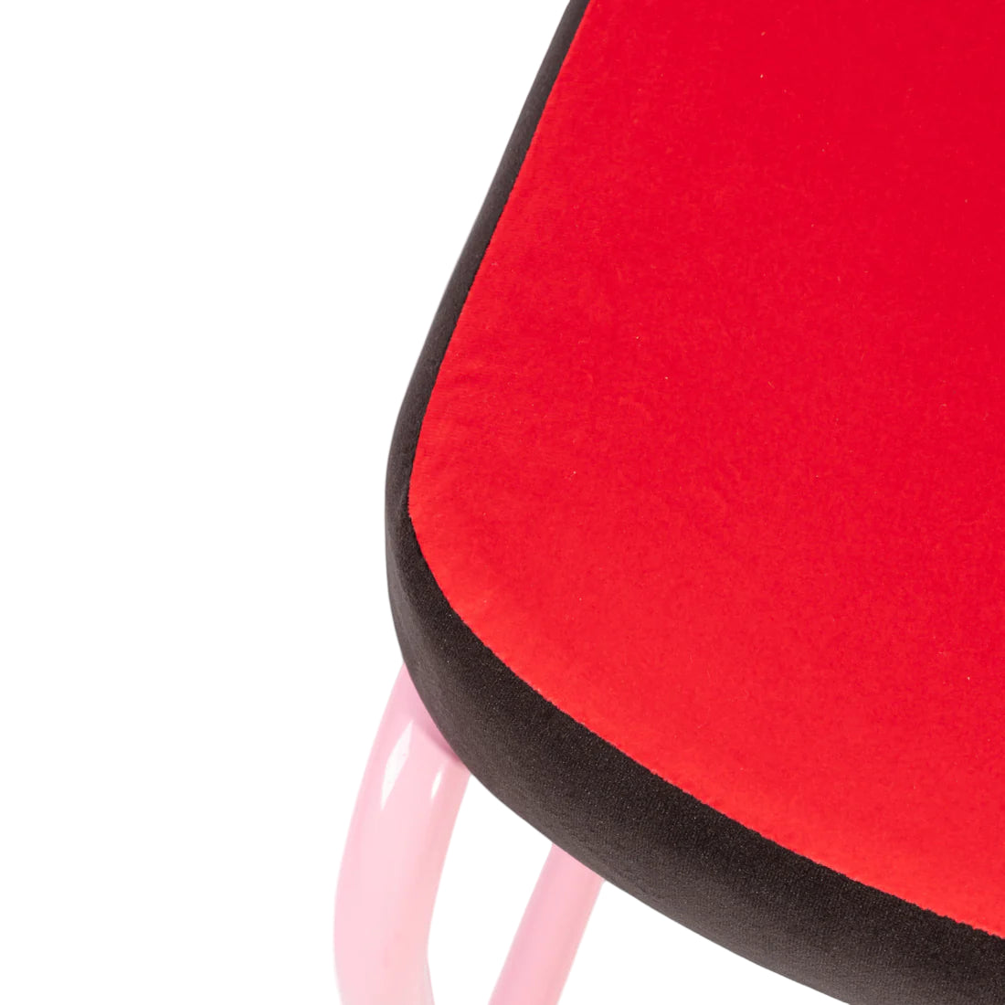 SUPERCHAIR HATCH Chair red with pink base