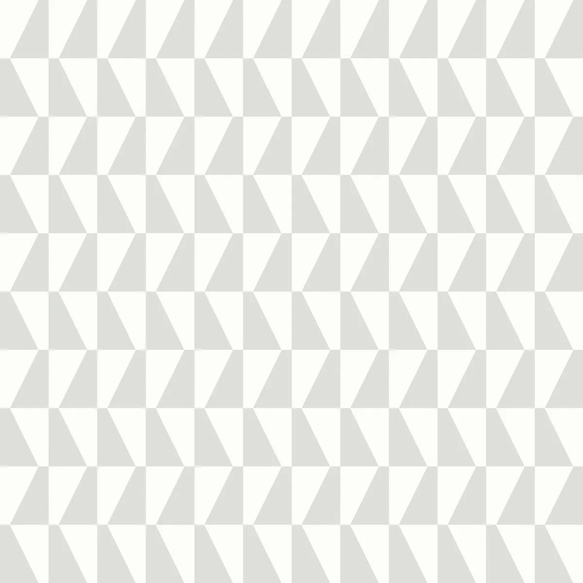 Non-woven paper wallpaper with a geometric TRAPEZE pattern in green and white