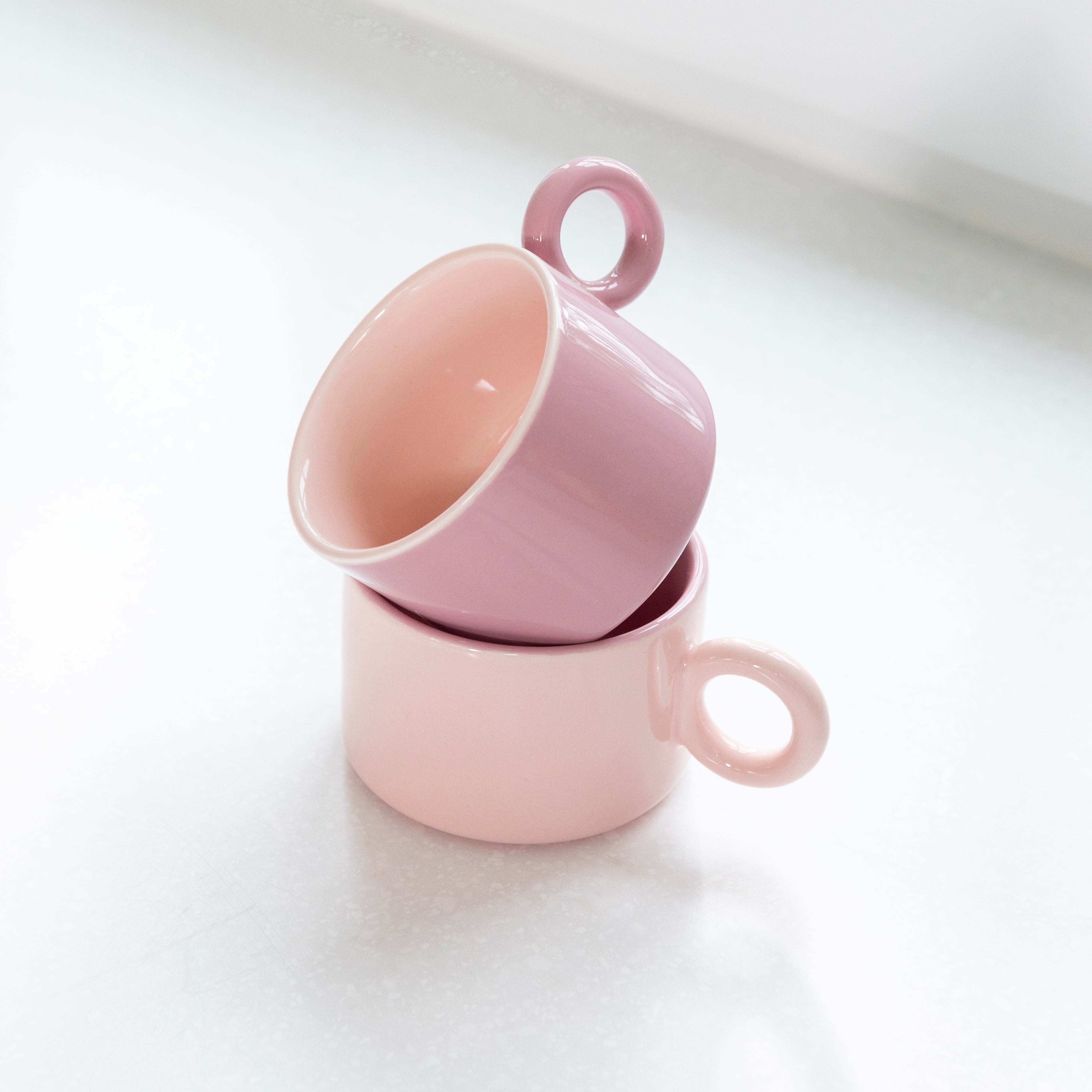 CHIQUITO Cup Set Pink Porcelain