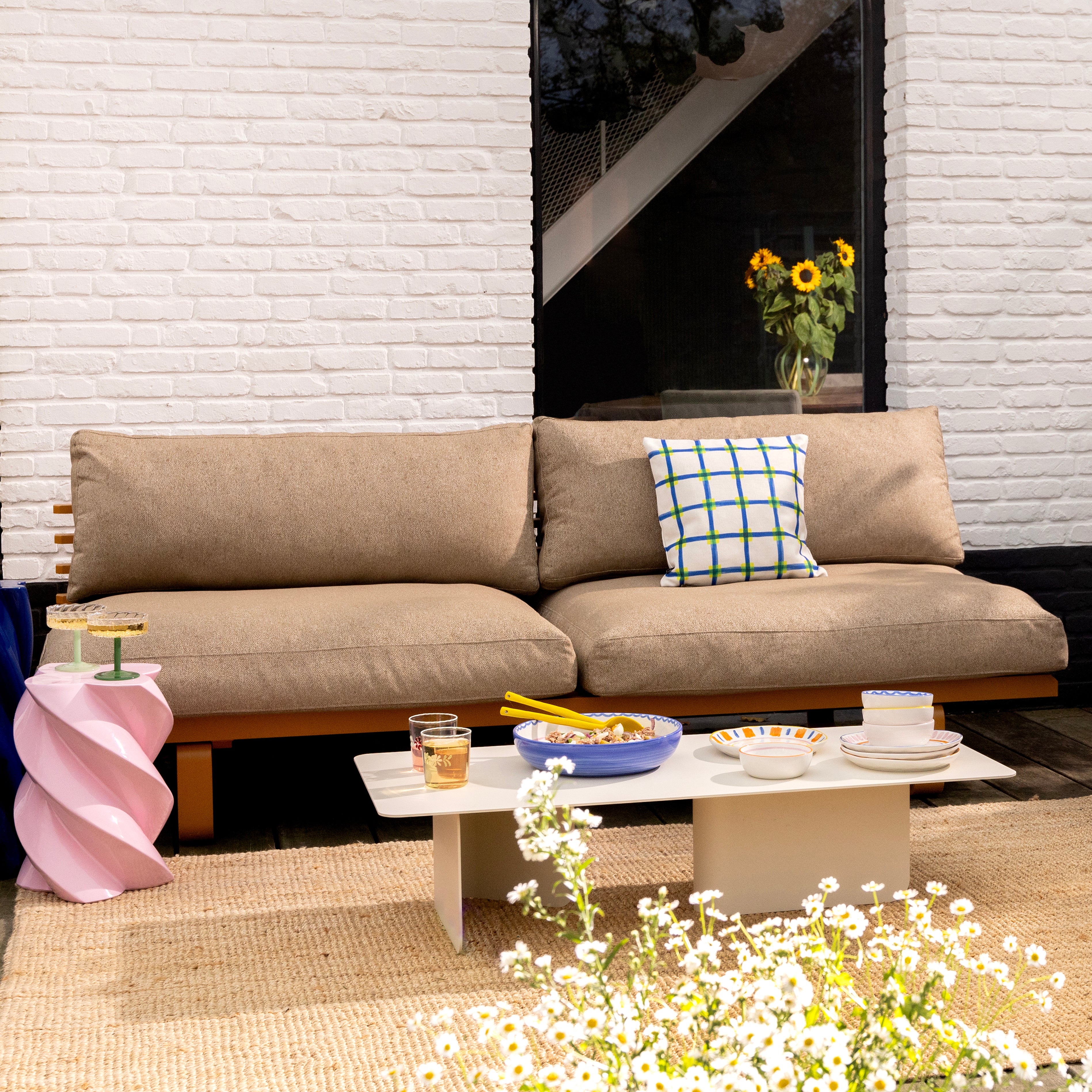 BOAVISTA STRIPE Orange Salad Cutlery