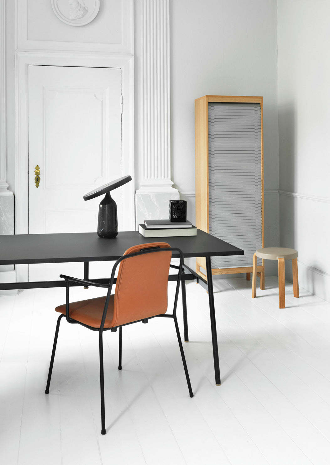 Green jalousi cabinet