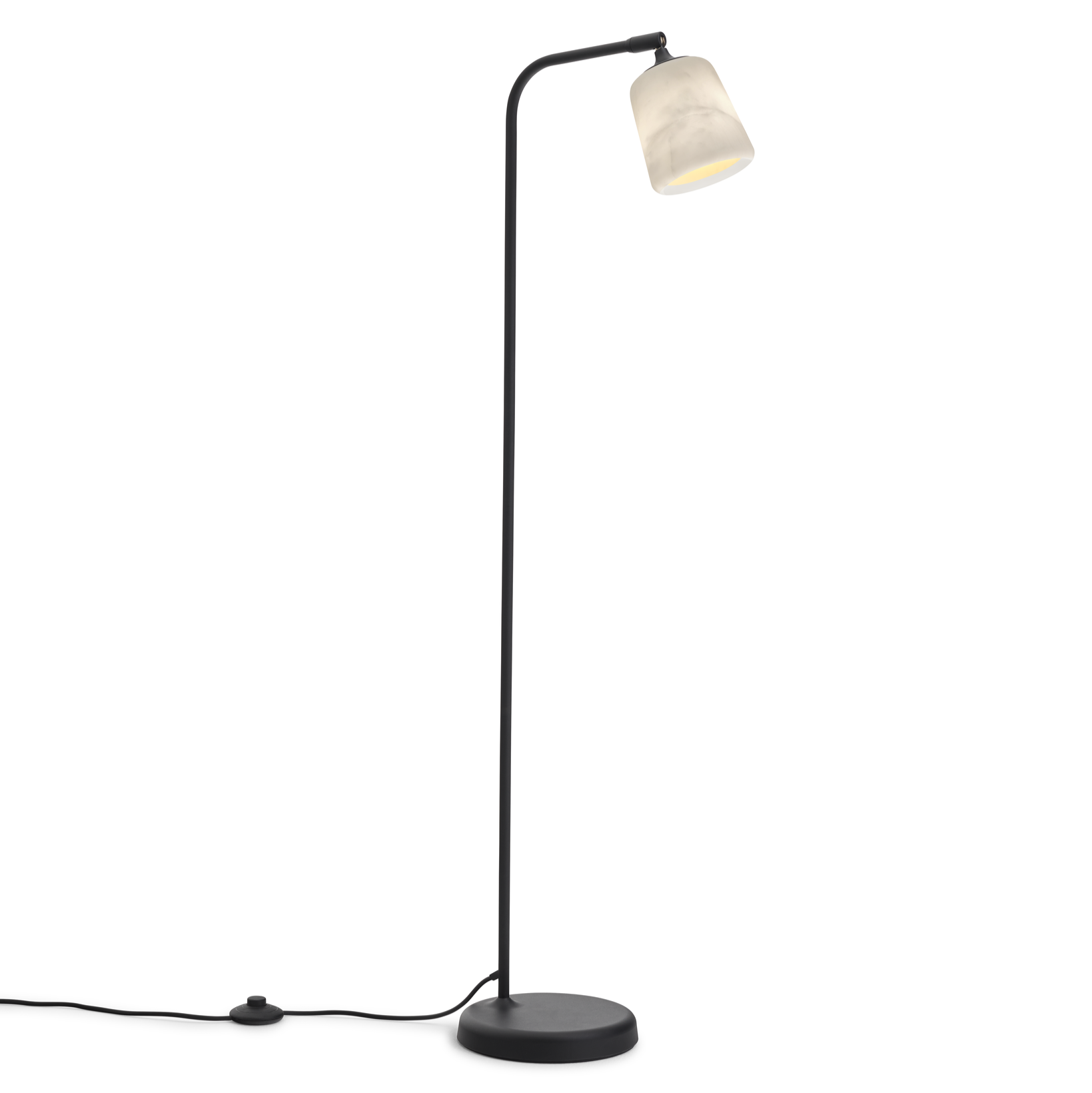 Floor lamp Material - The Black Sheep White Marble