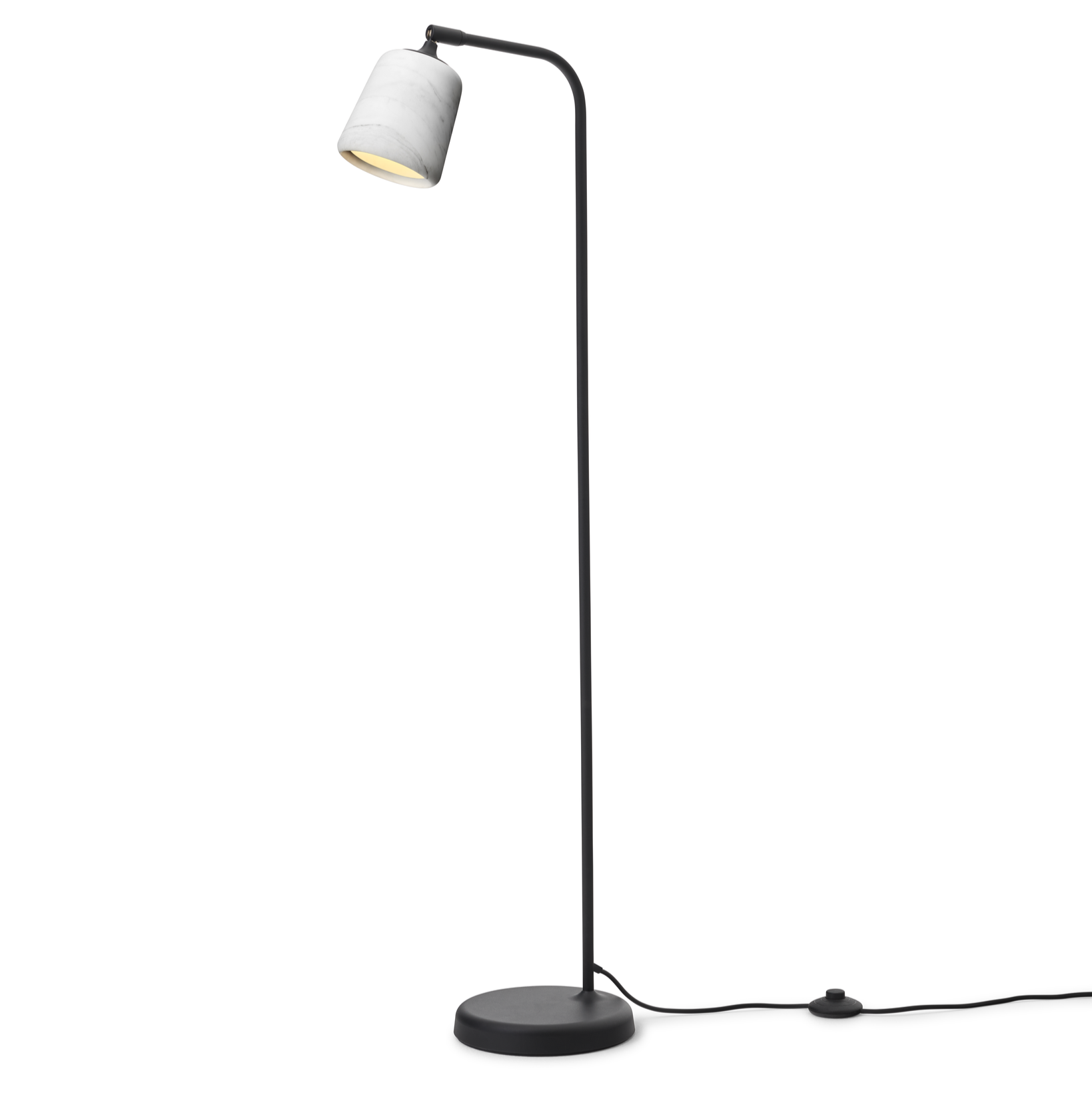 Floor lamp material white marble