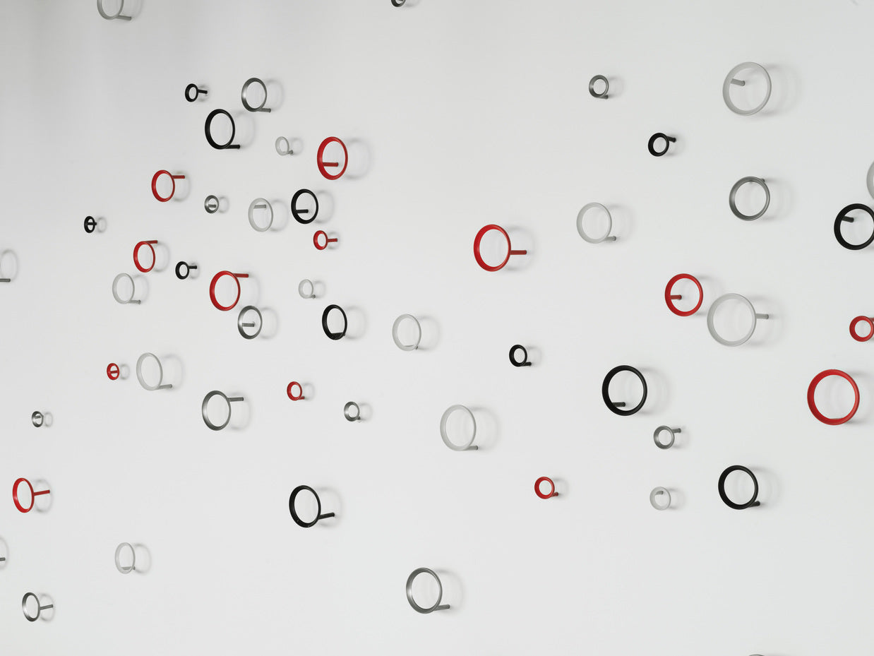 LOOP coat rack red