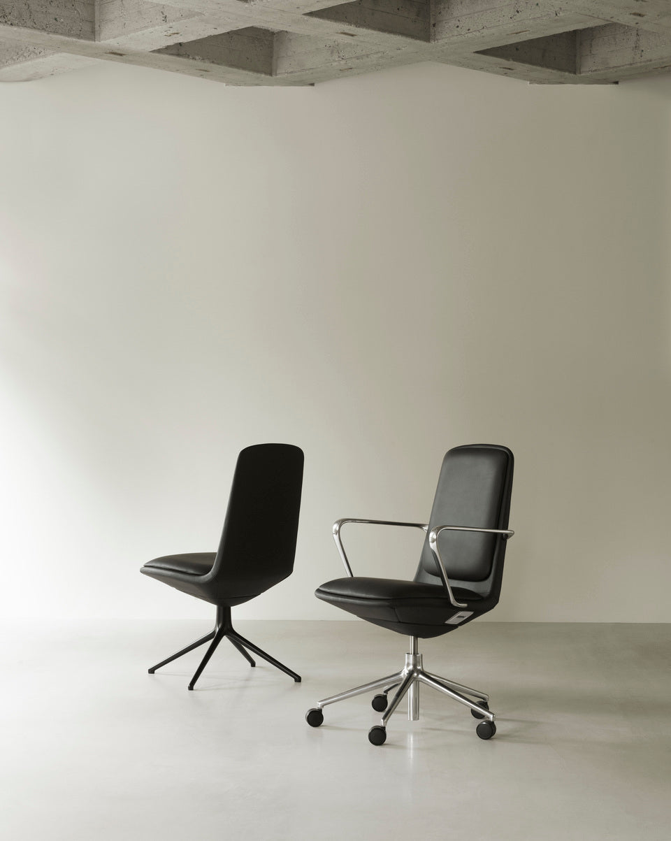 Offer high 5W Upholstered Office chair with a black base