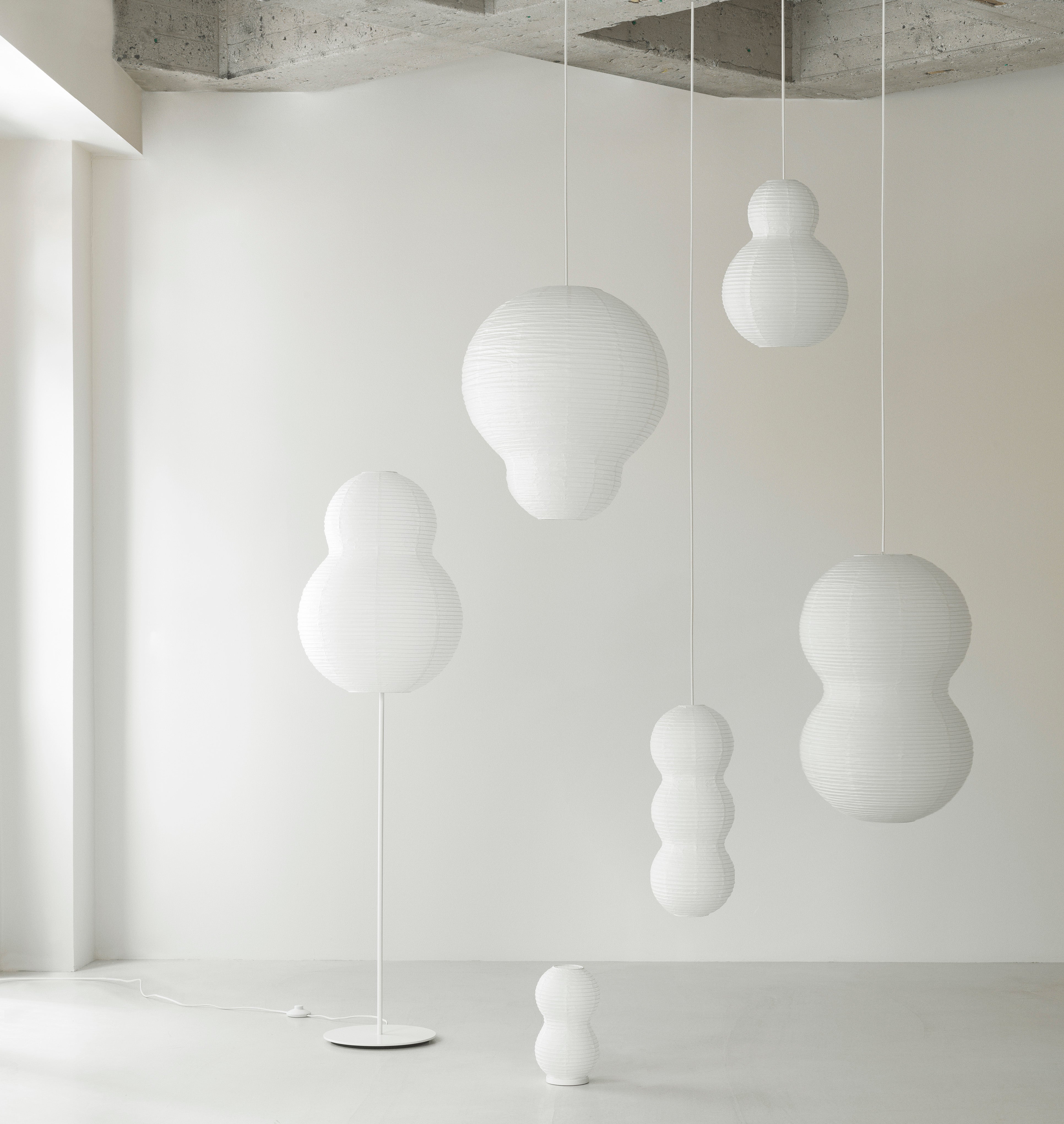PUFF BUBBLE white pendant lamp shade
