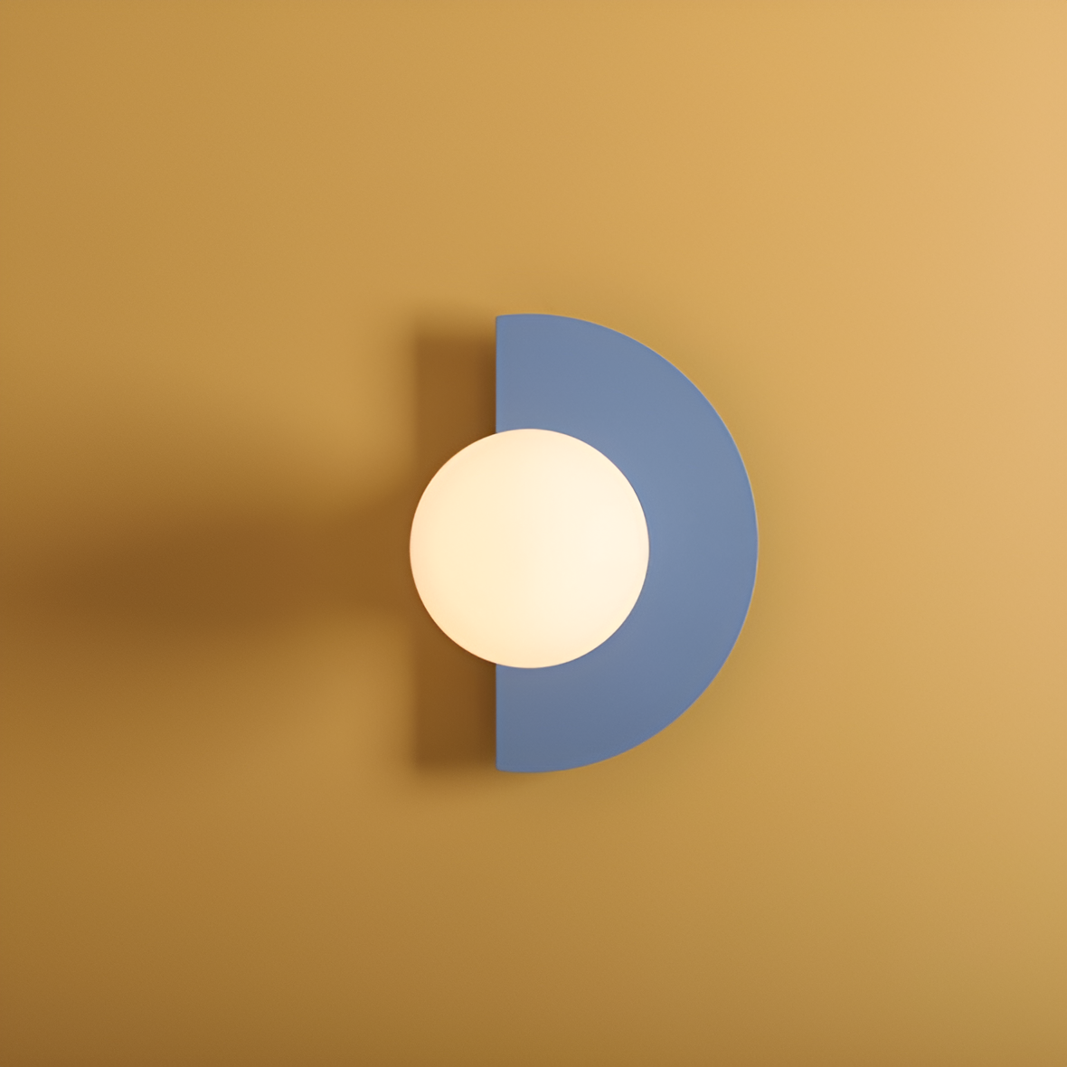Loop Blue wall lamp