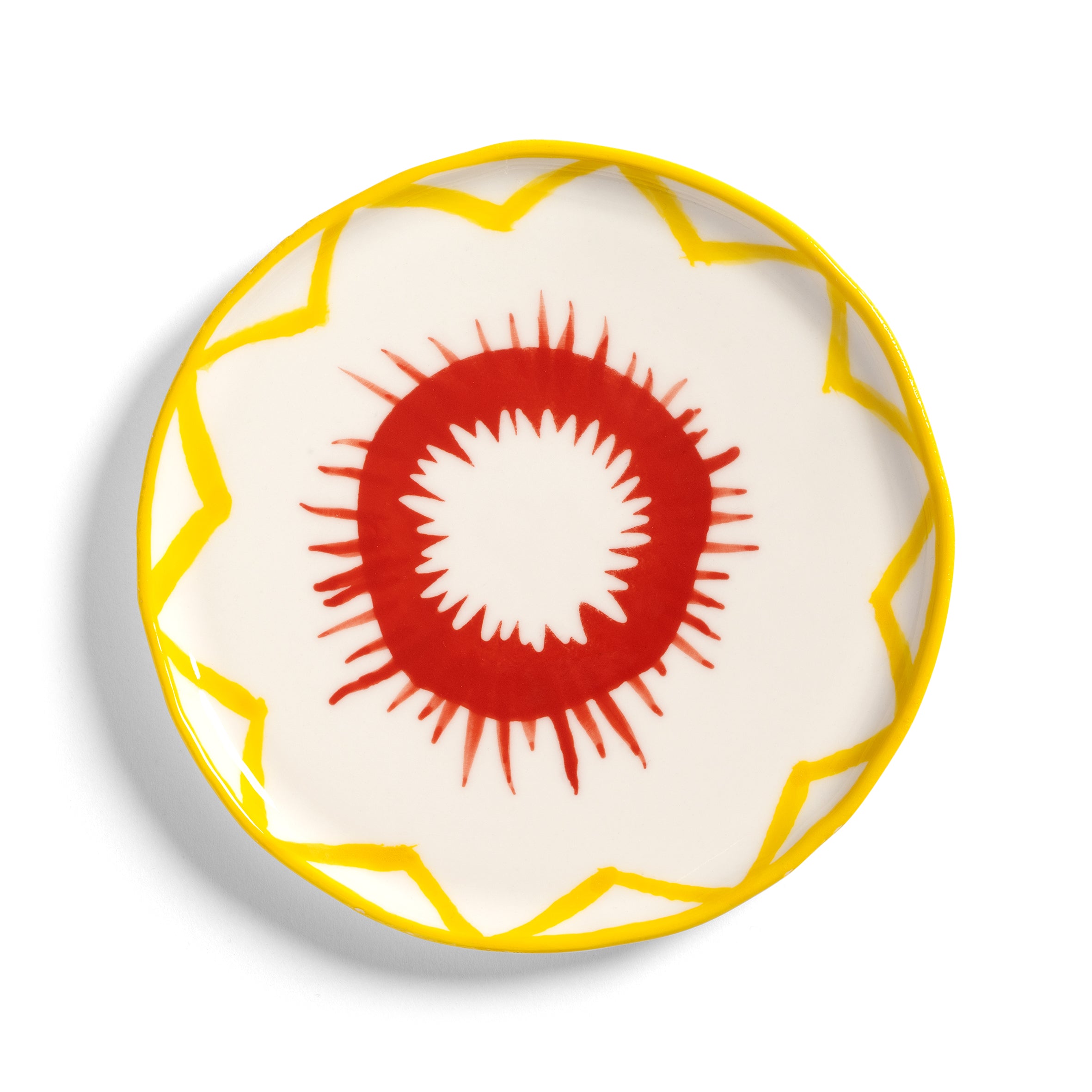 FESTIVO Colorful Porcelain Dessert Plate Set