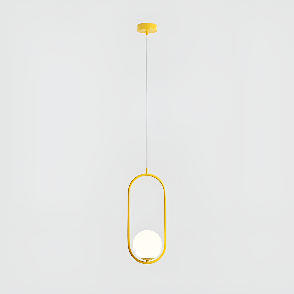 Hanging lamp Riva mustard