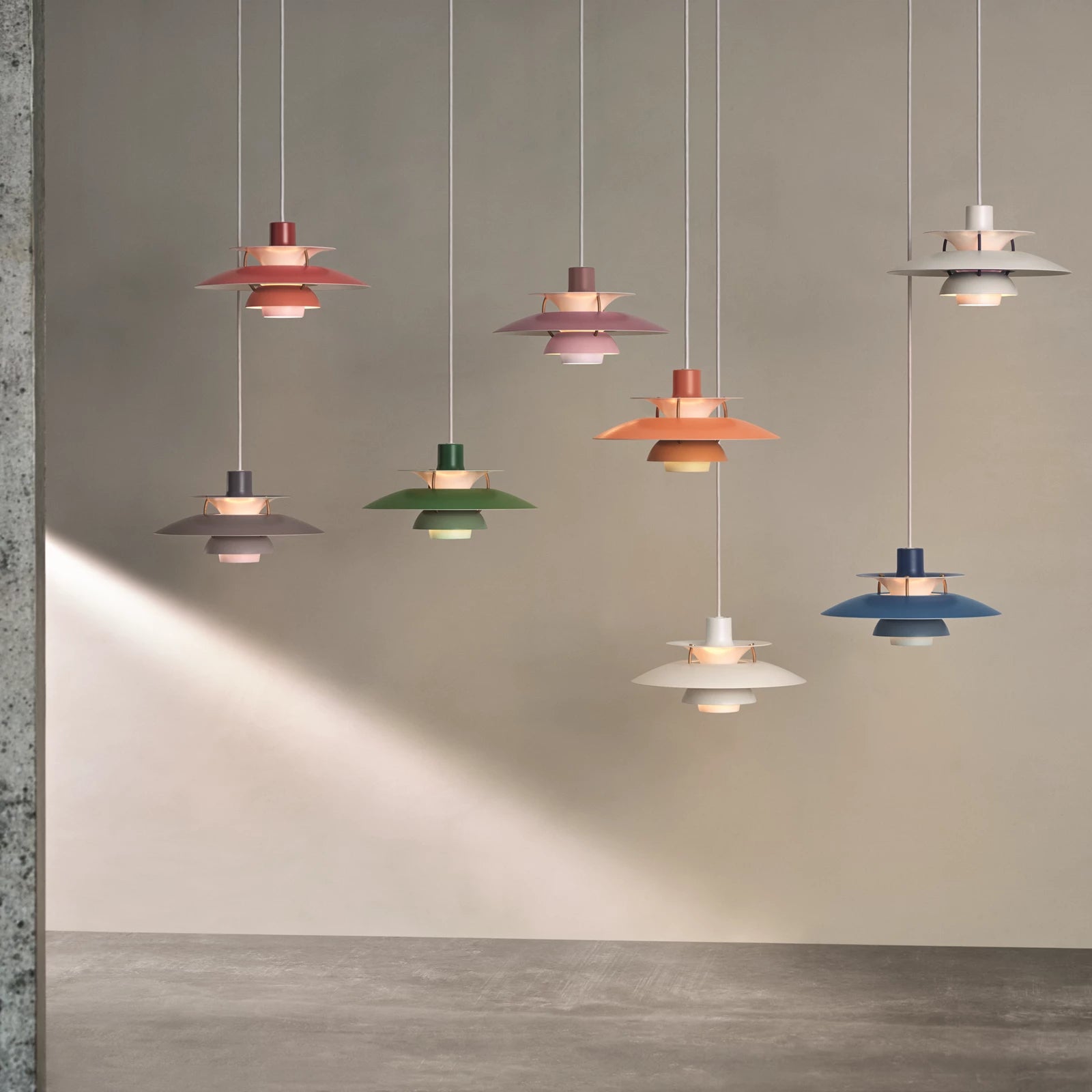 Lampa wisząca PH 5 różowy