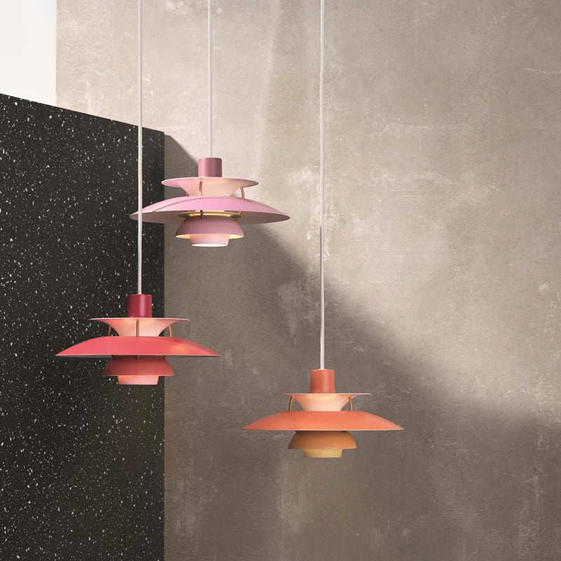 Lampa wisząca PH 5 różowy