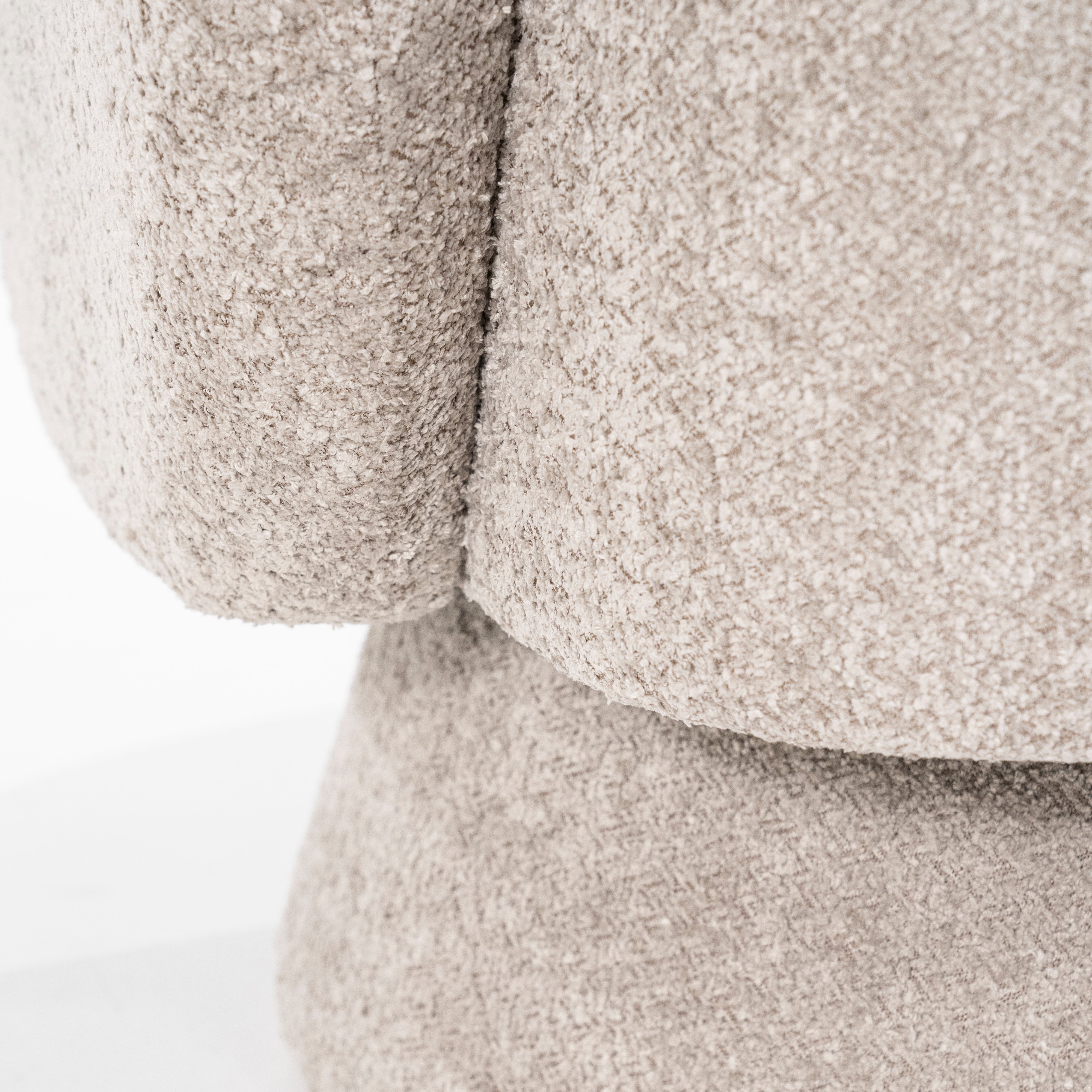 BALOU taupe armchair