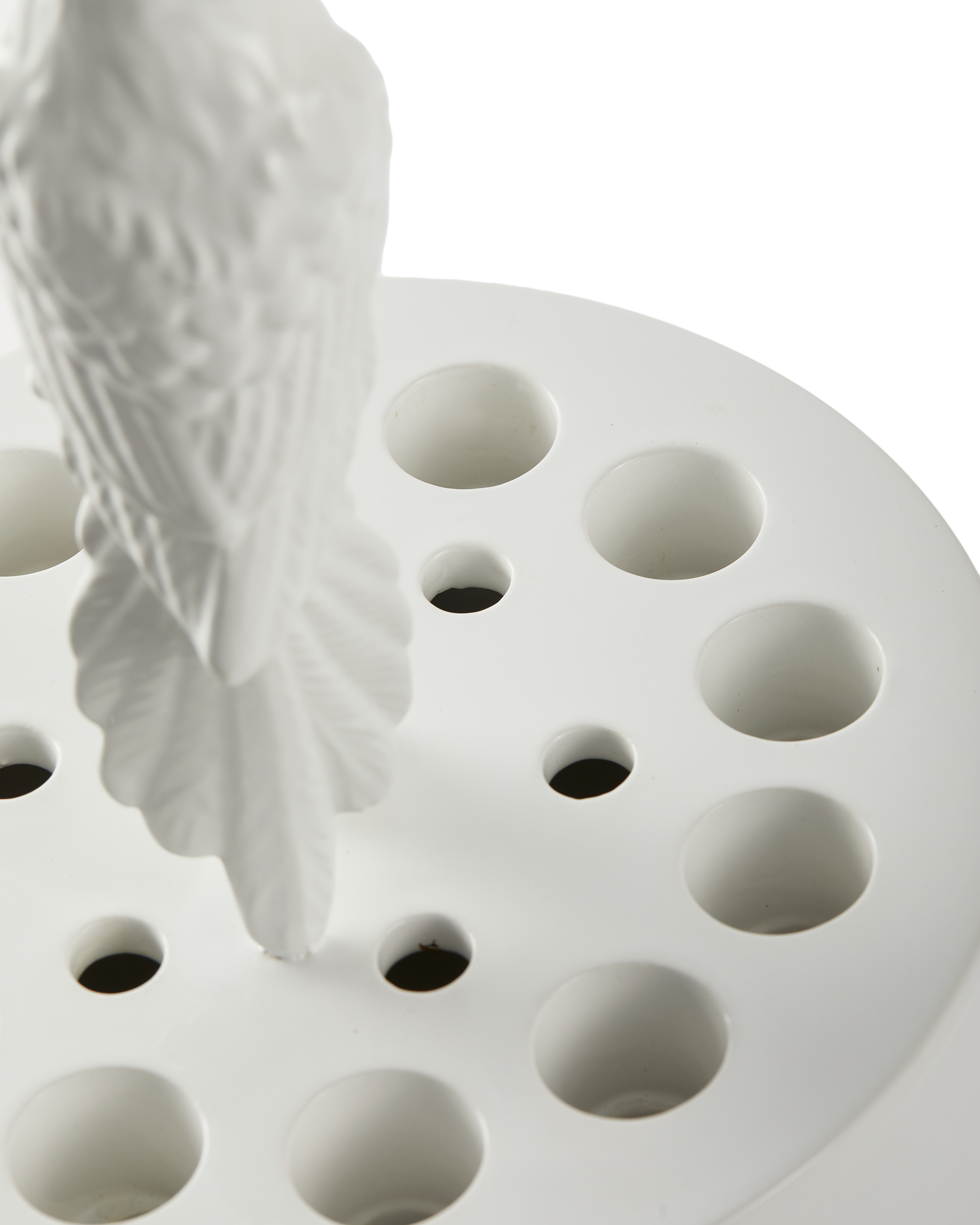 BIRD-WATCHING Vase white ceramic