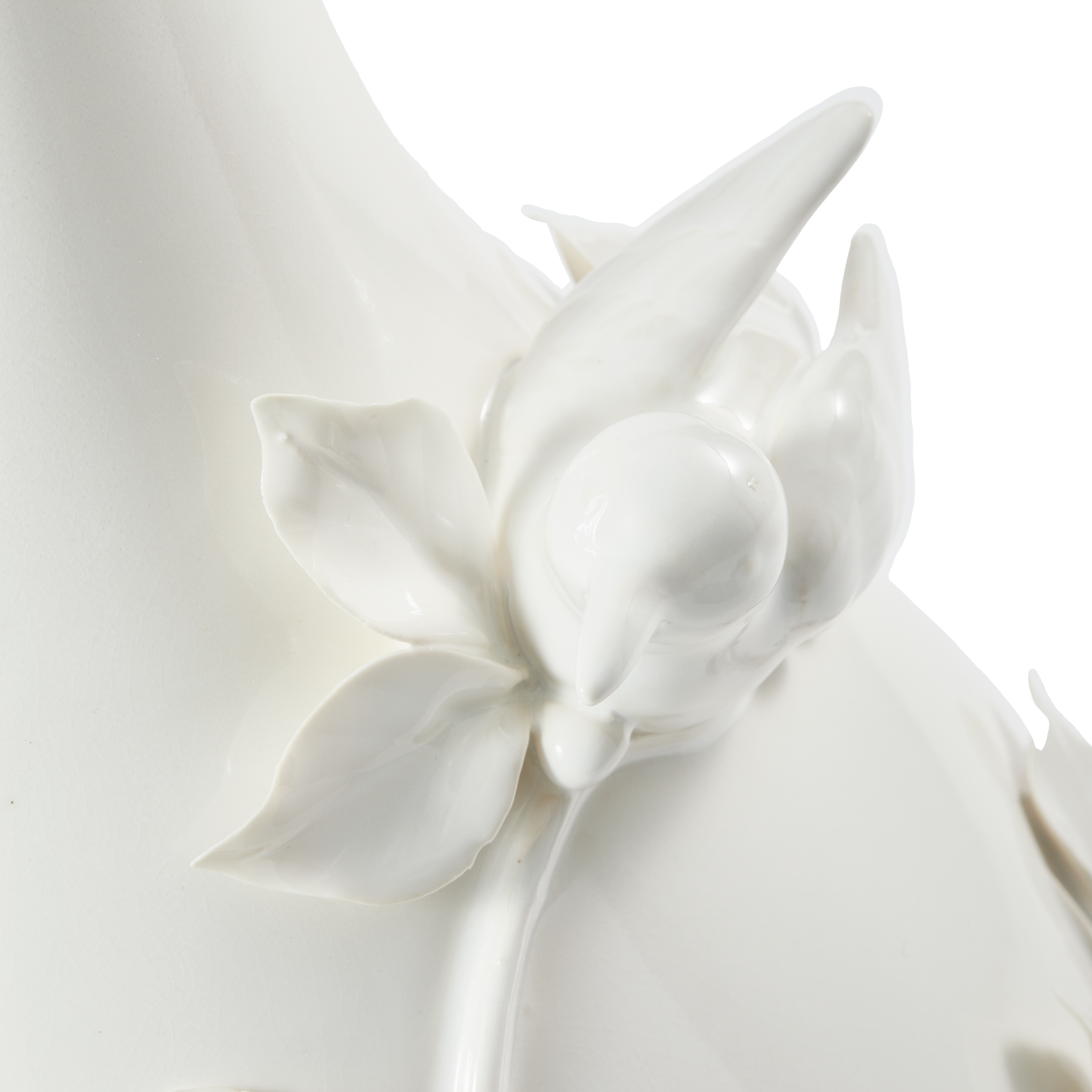 3D BIRDS Vase white