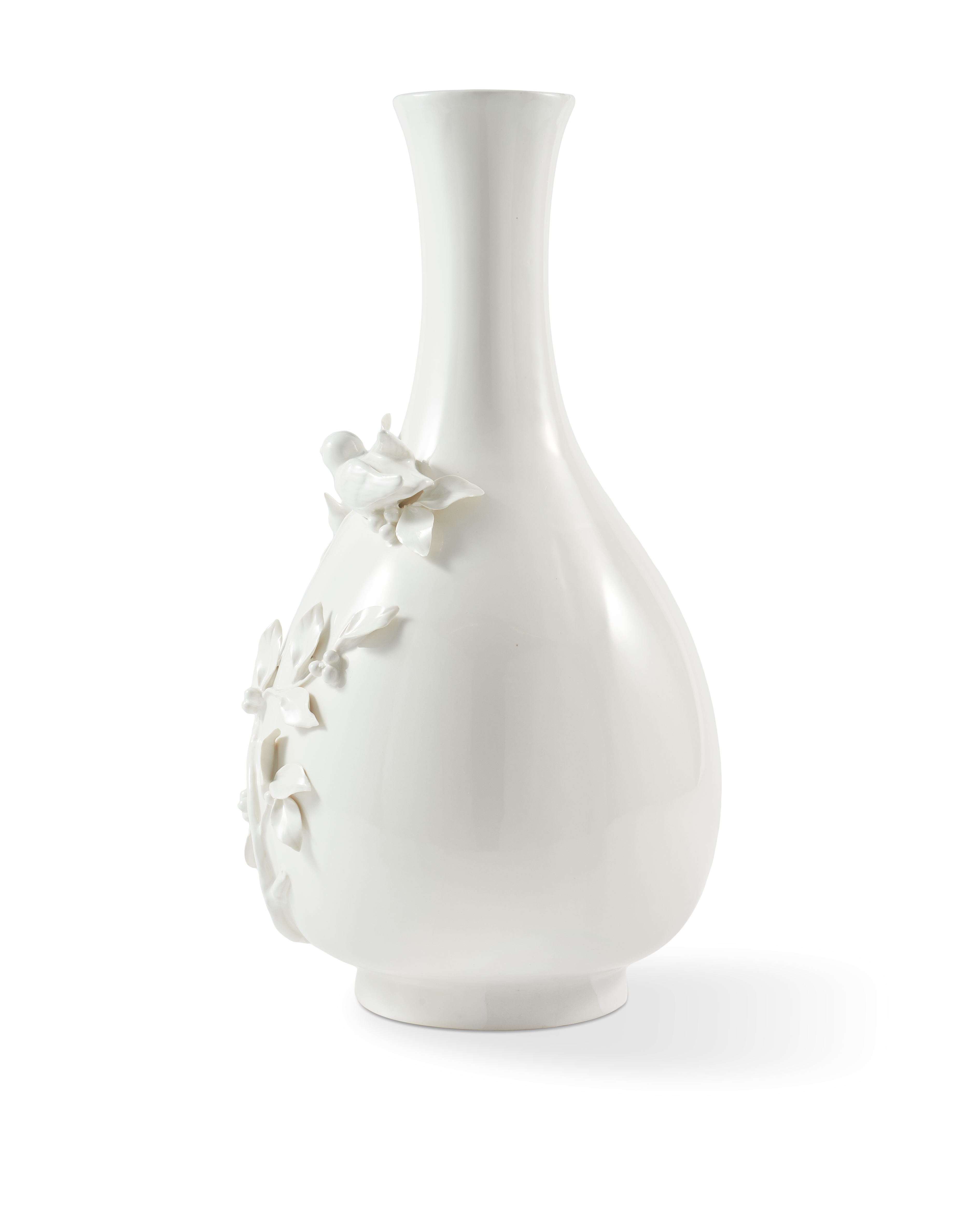 3D BIRDS Vase white