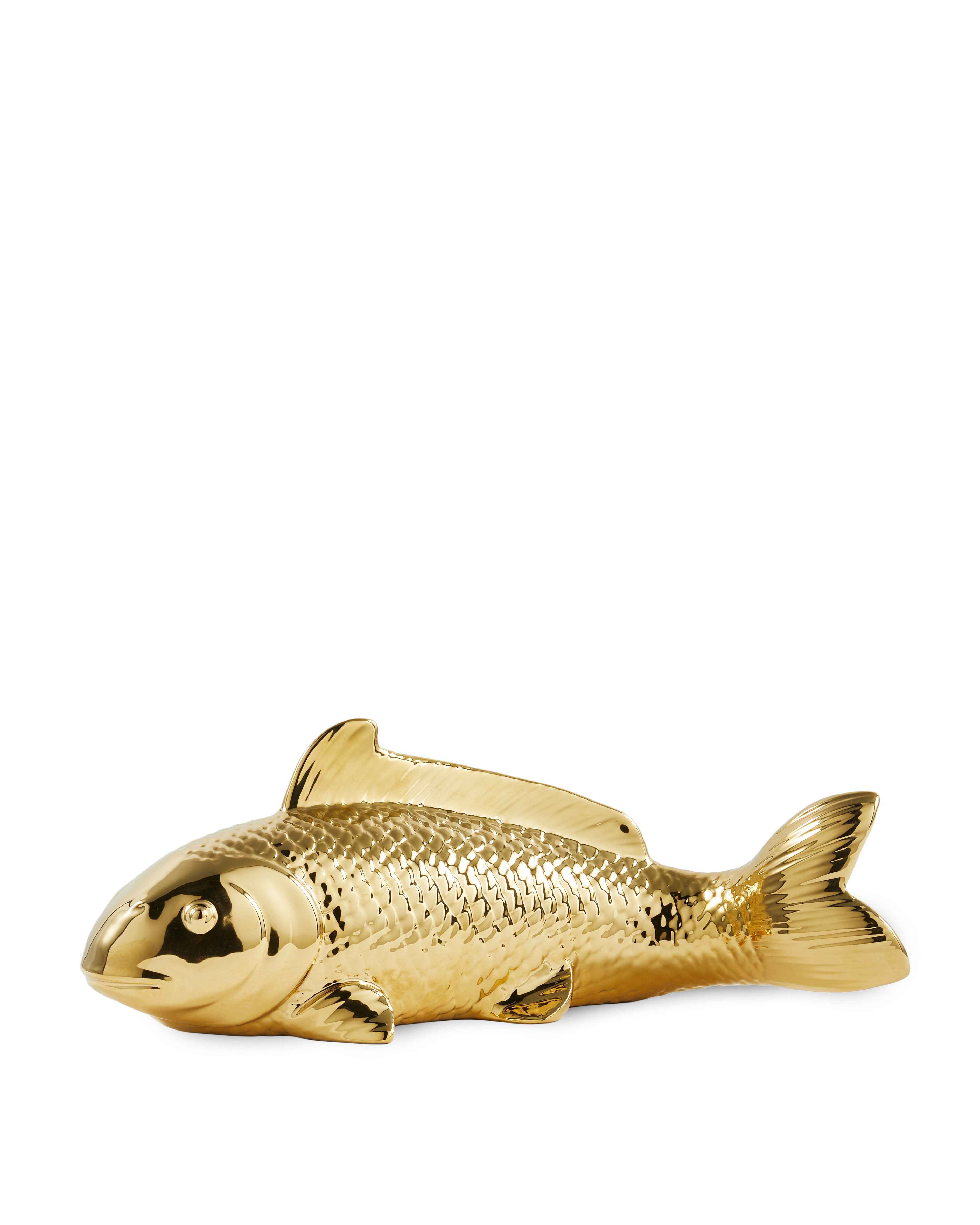 Fish Moneybox Skarbonka Gold