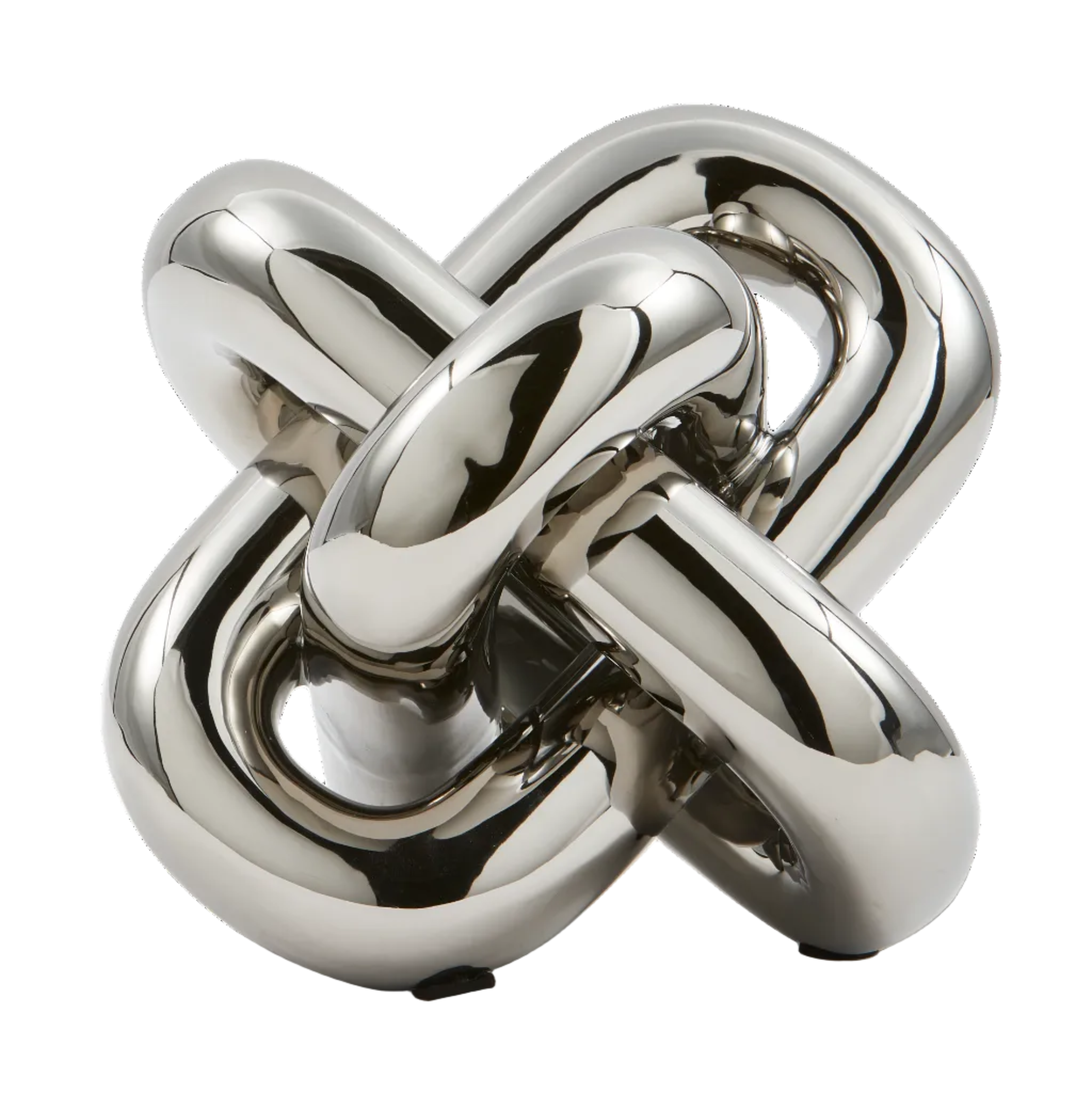 Decorative Figure MOVING CHAIN Silver